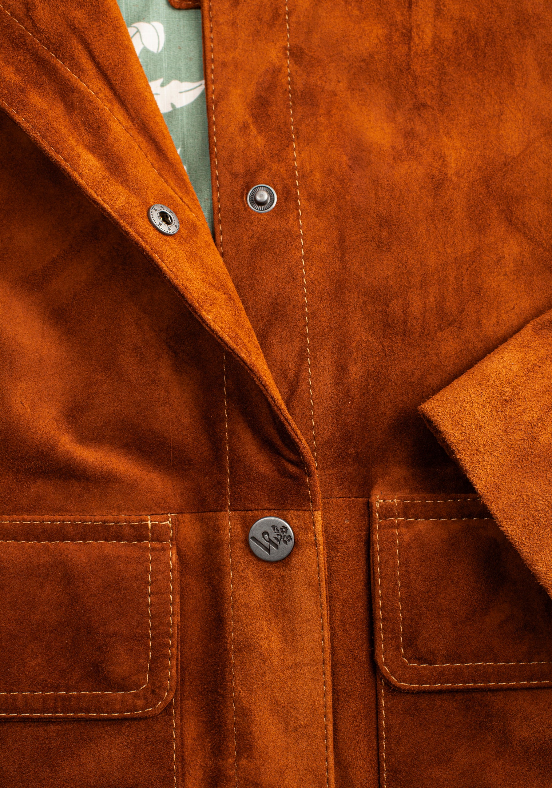 Chaqueta M Larissa Gamuza Tabaco