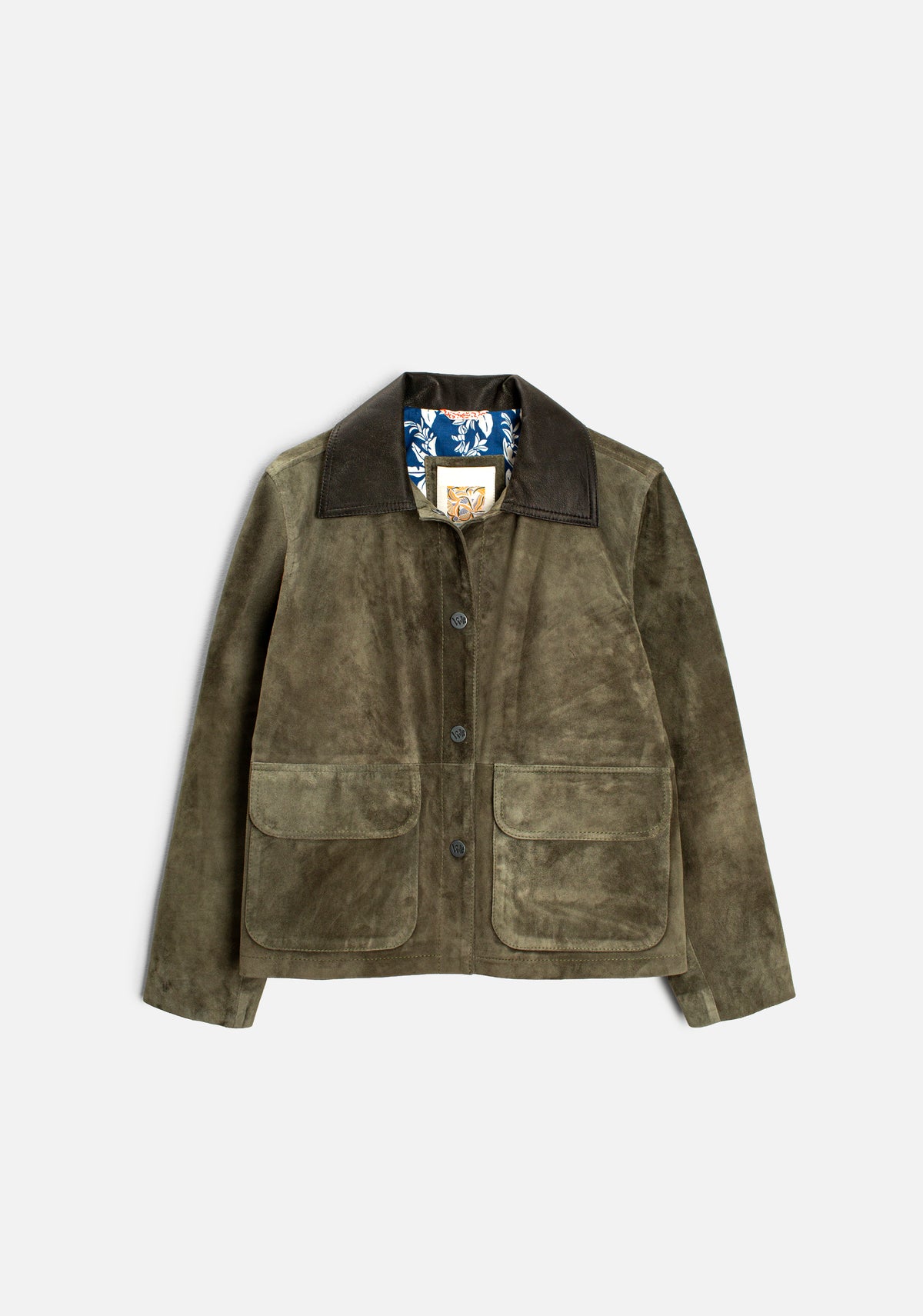 Chaqueta M Larissa Gamuza Verde