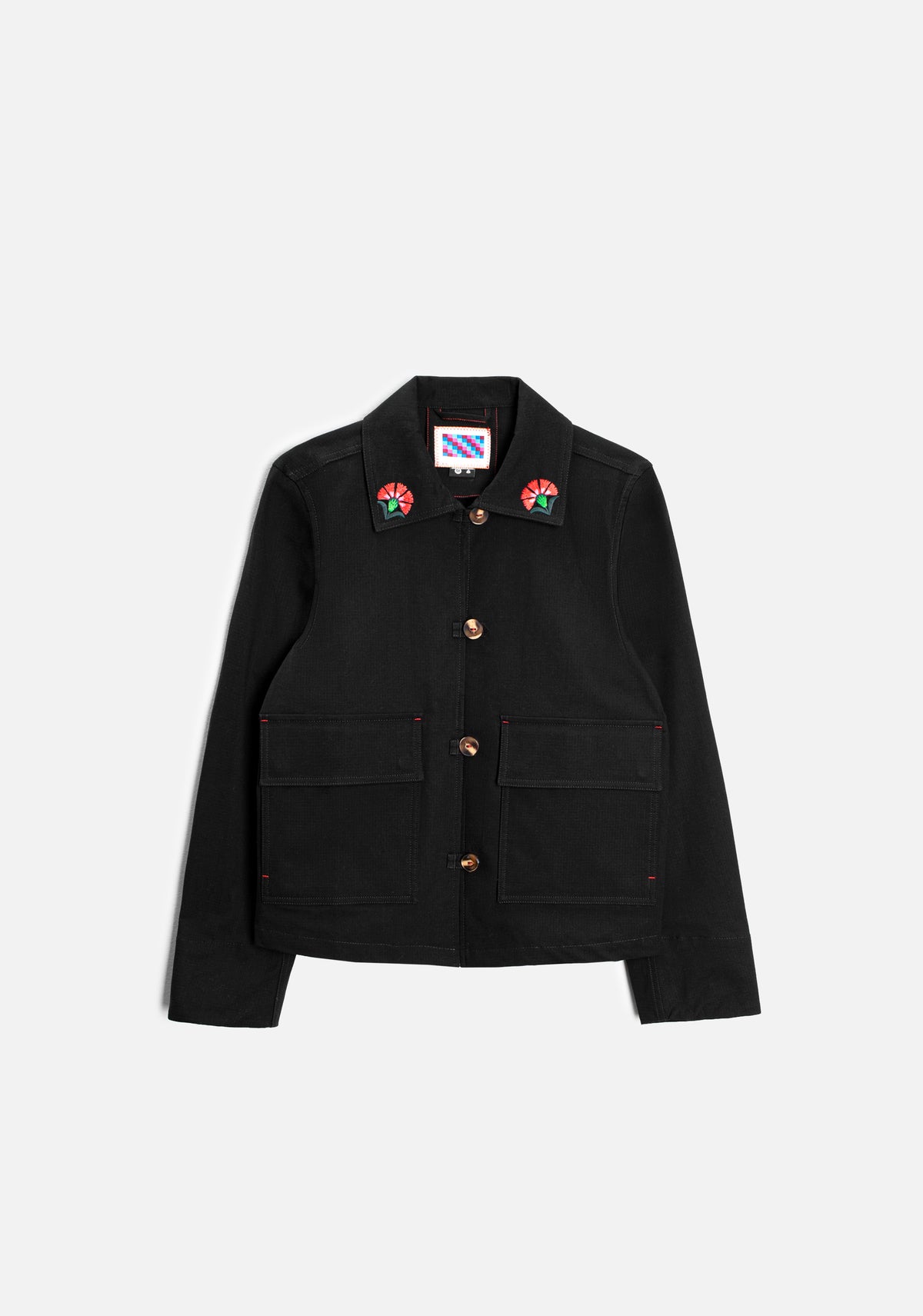 Chaqueta M Matilde Bord. Negro-1