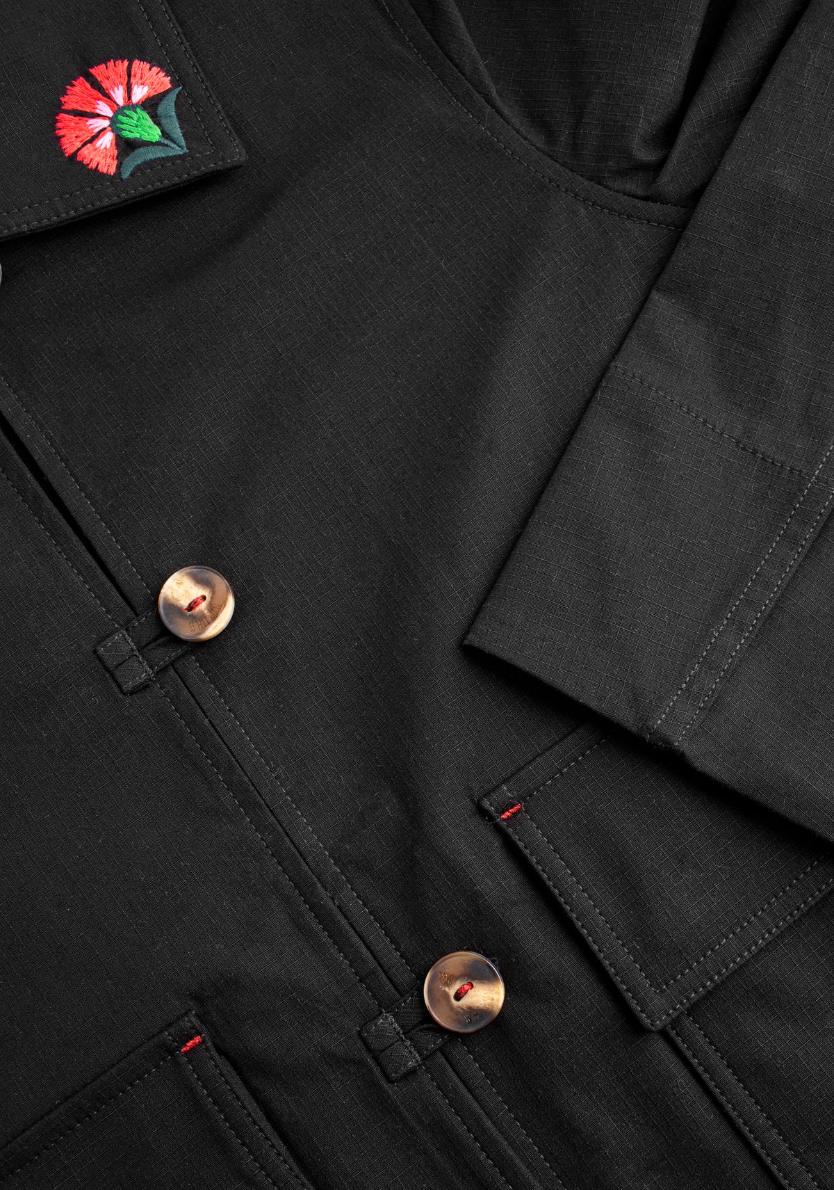 Chaqueta M Matilde Bord. Negro-3