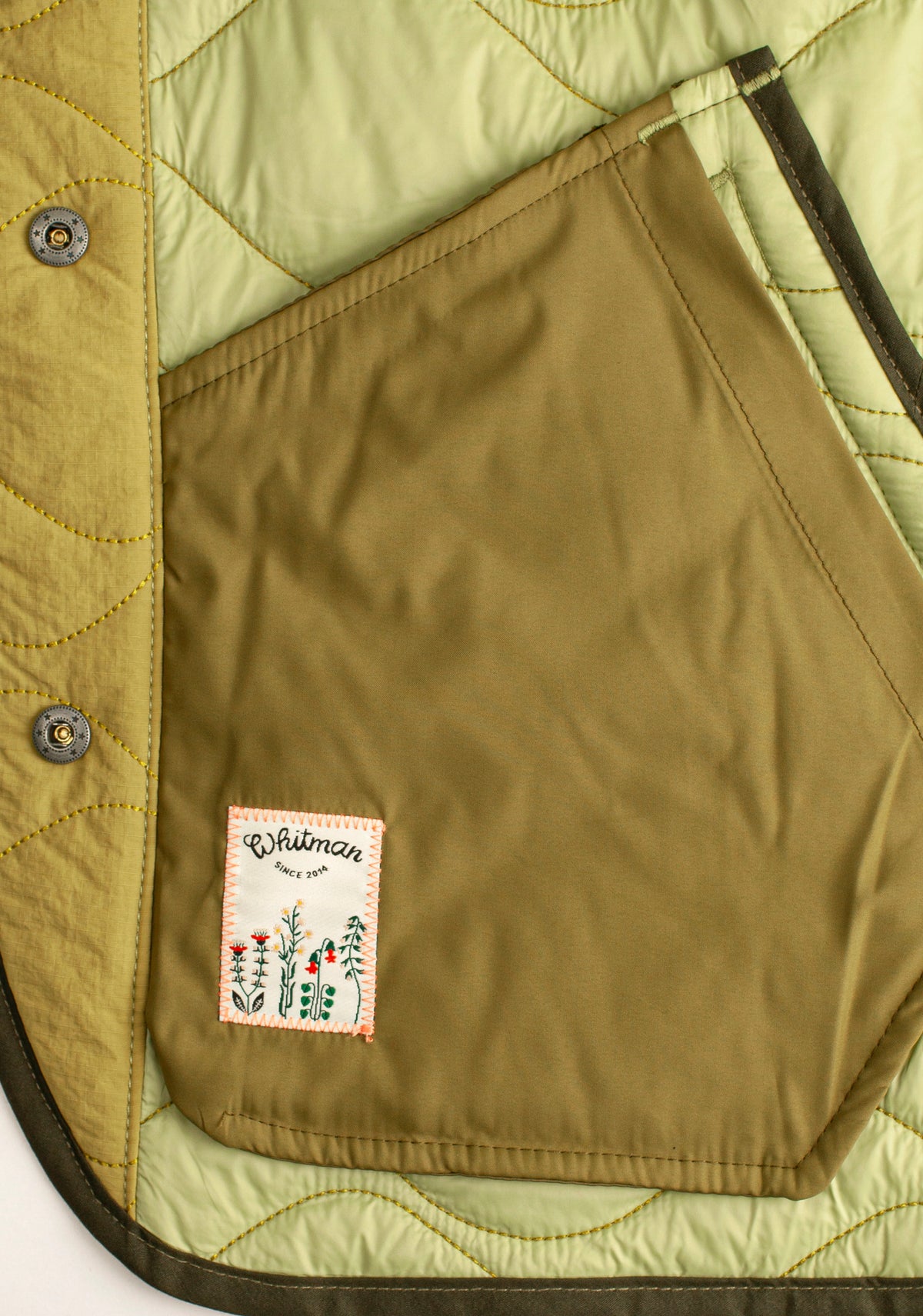 Chaqueta M Mila Quilted Verde Osc