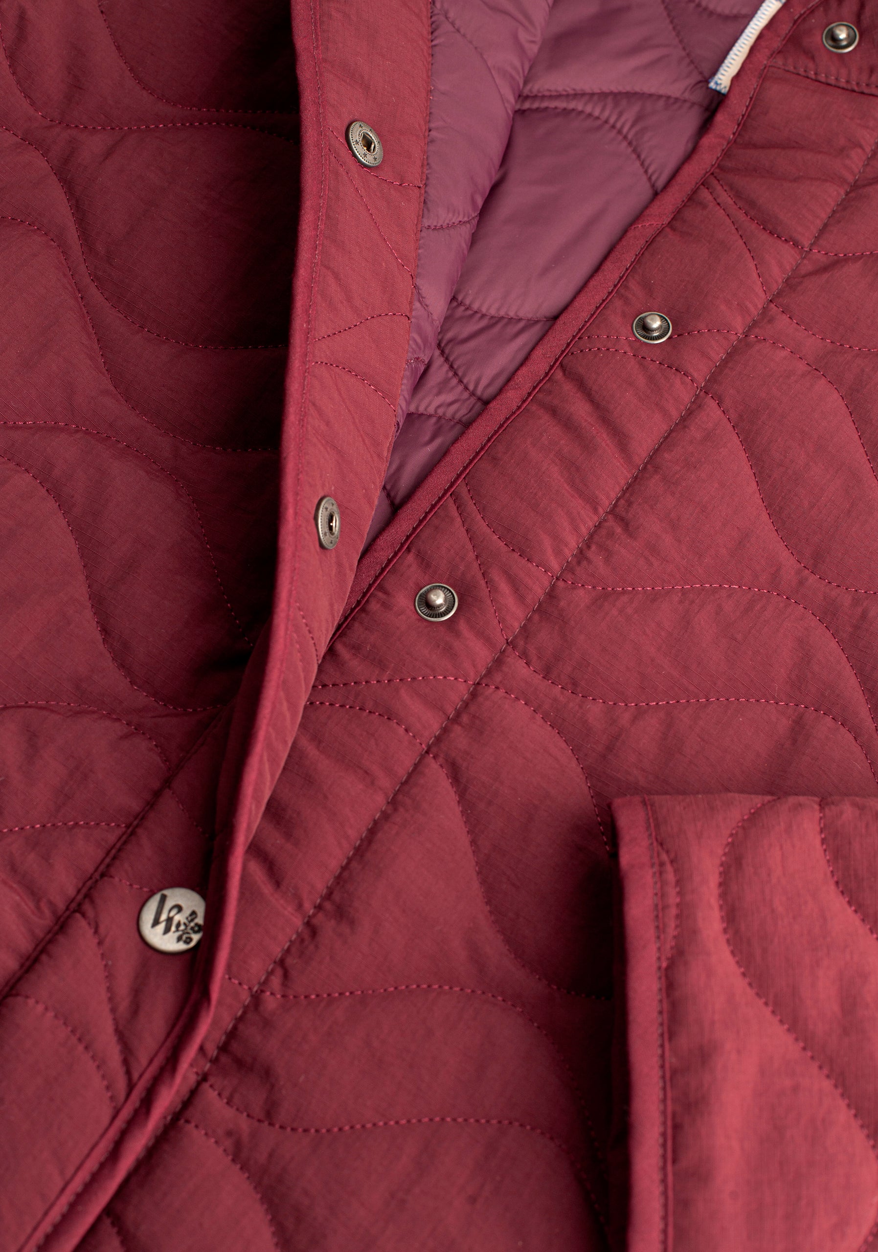 Chaqueta H Mila Quilted Vino