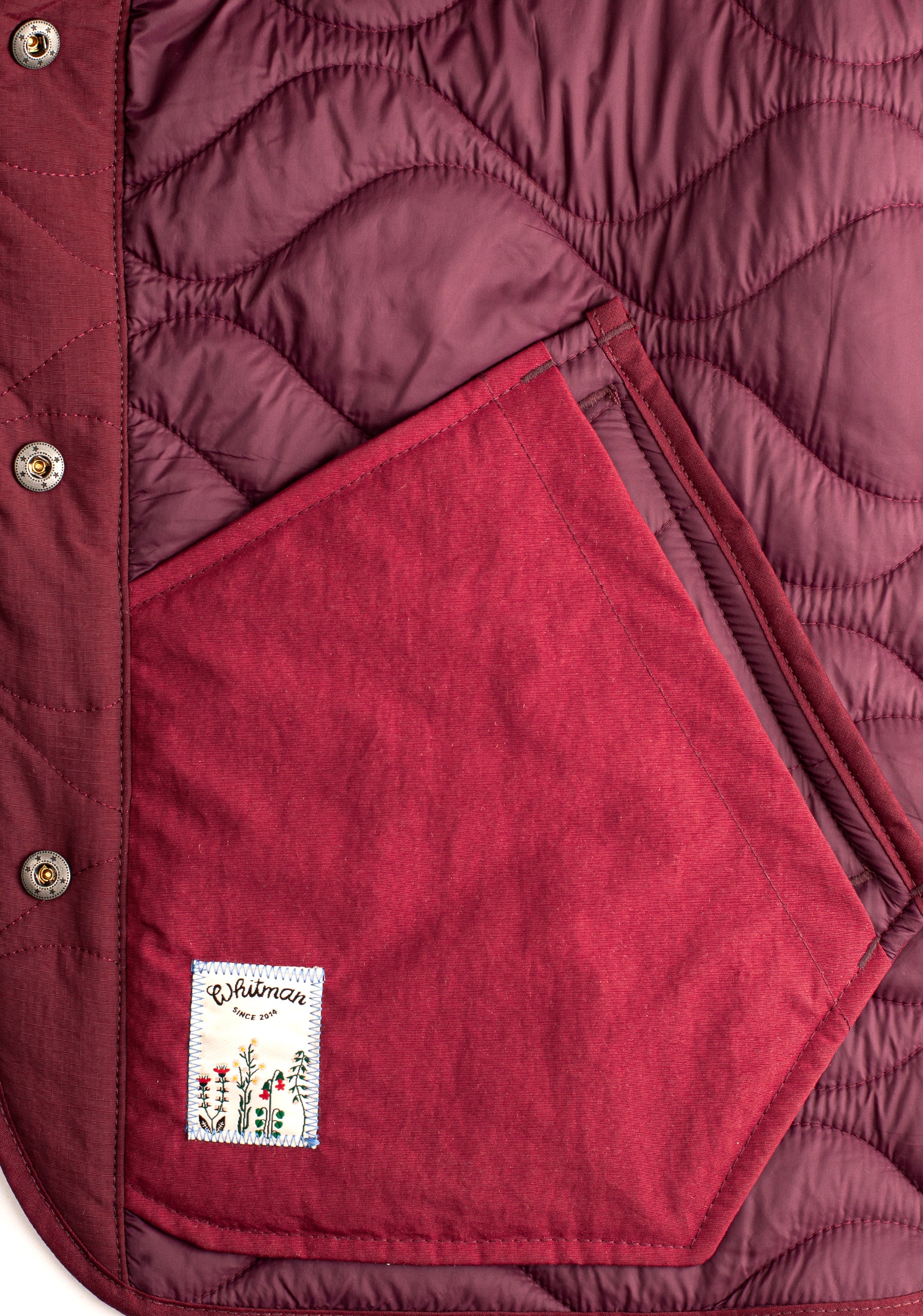 Chaqueta H Mila Quilted Vino
