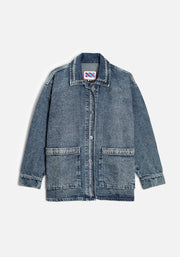 Chaqueta M Violetta Denim Bord Azul Medio