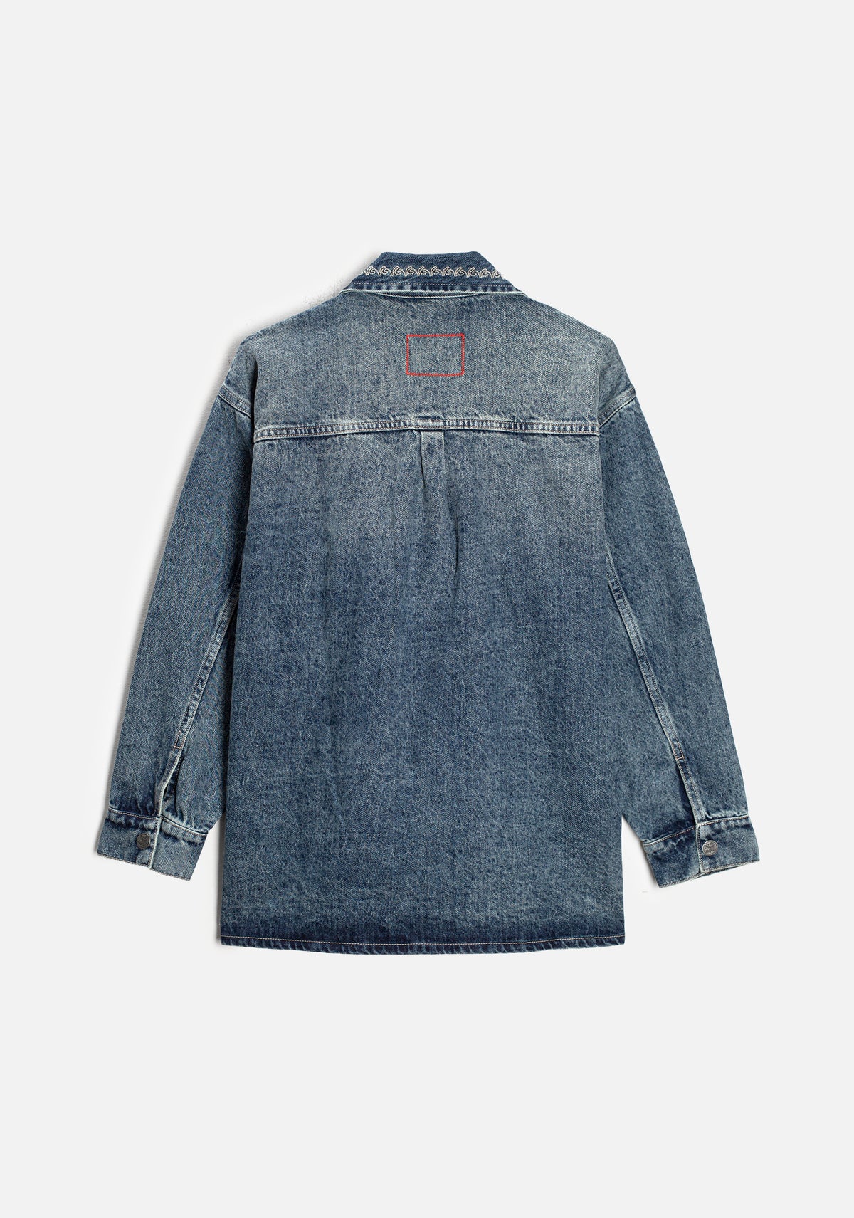Chaqueta M Violetta Denim Bord Azul Medio