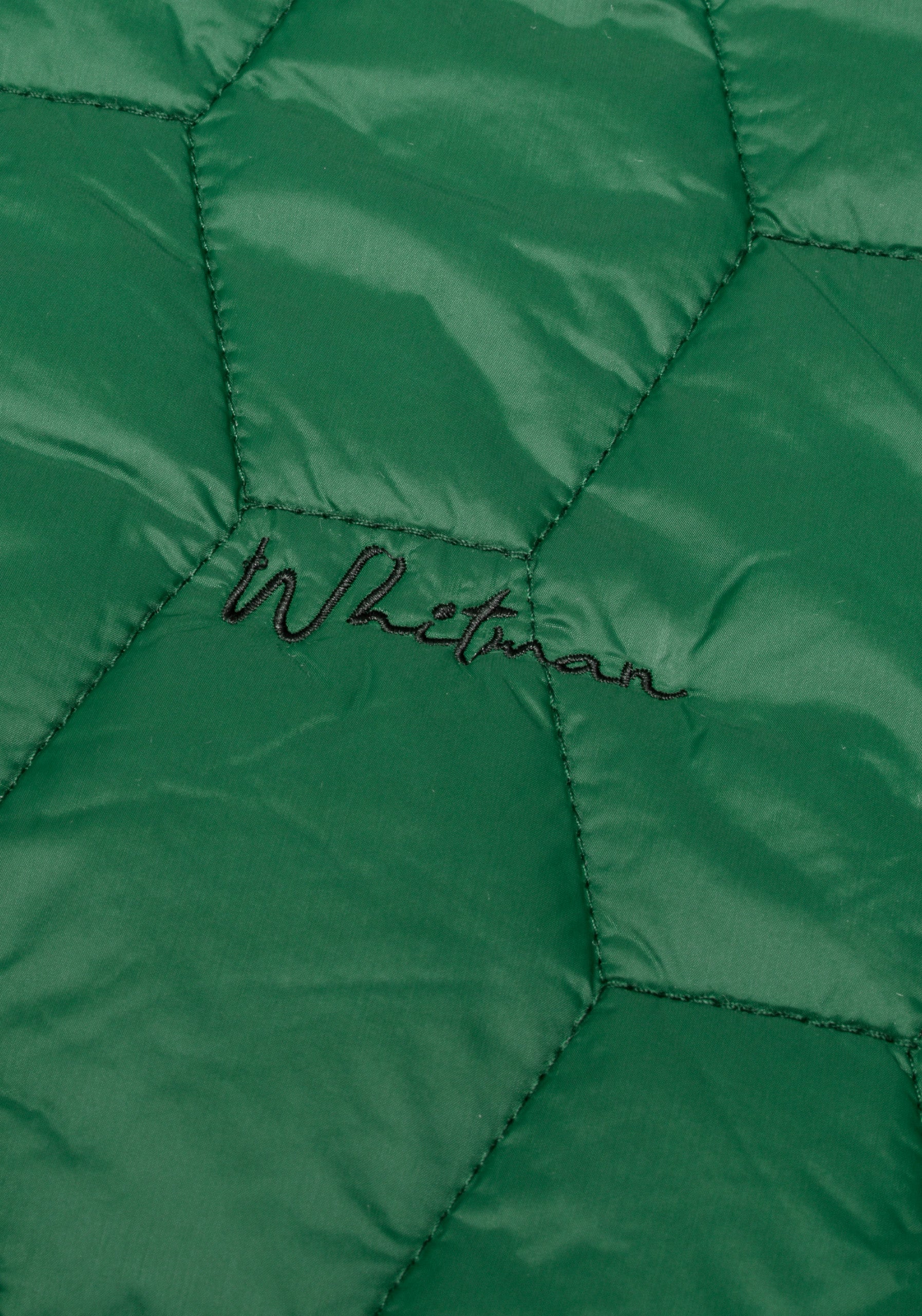 Chaqueta Padding Hexágonos Verde