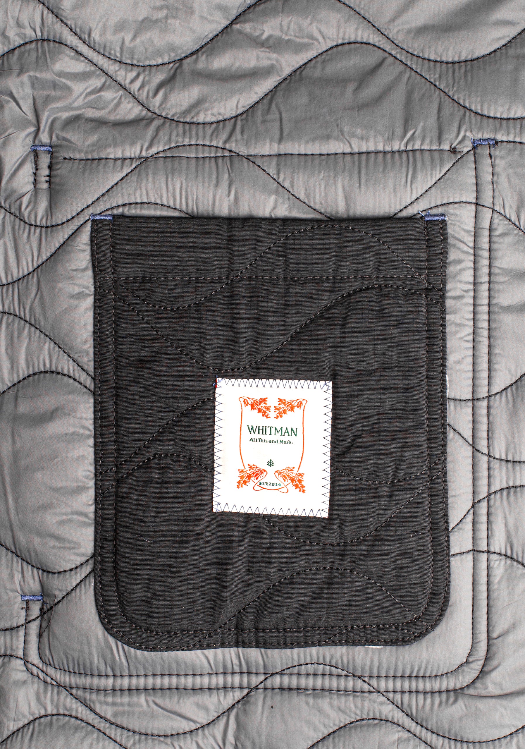 Chaqueta U Kenji Quilted Negro-4