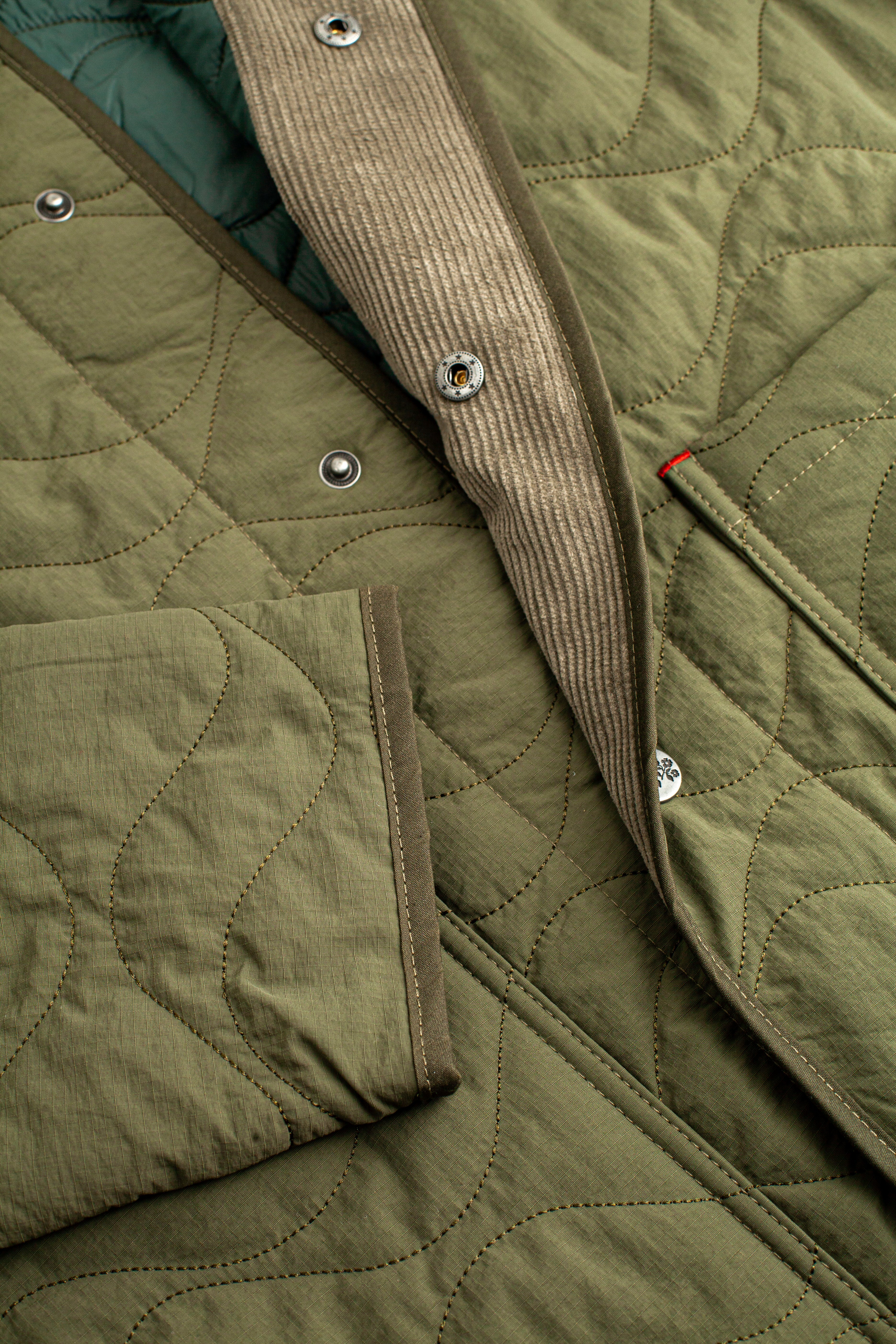 Chaqueta U Kenji Quilted Verde Osc-4
