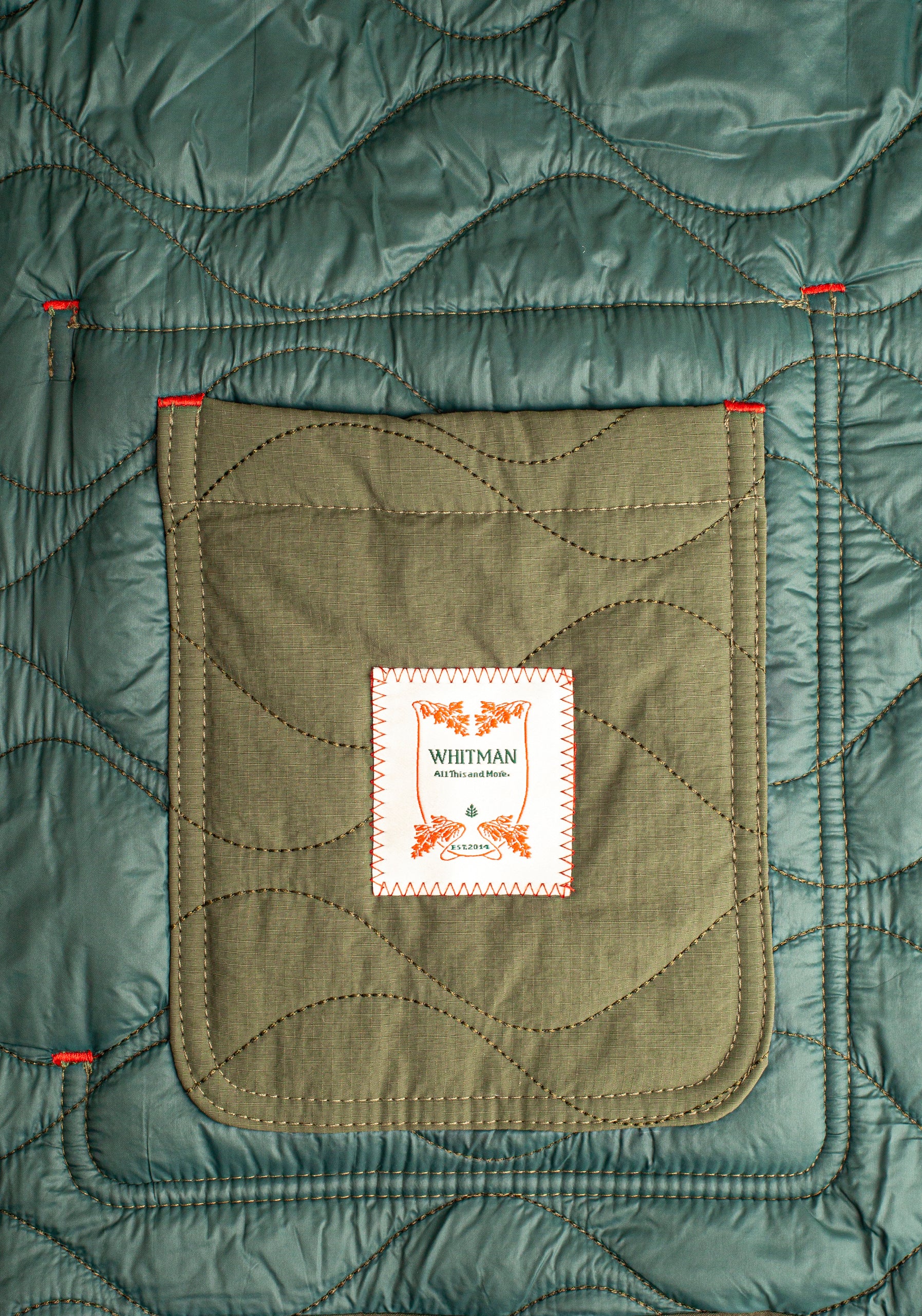 Chaqueta U Kenji Quilted Verde Osc-3