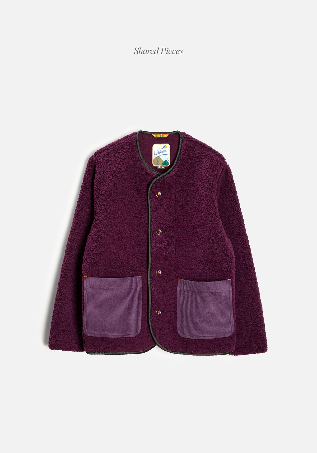Chaqueta U Toscana Sherpa Morado