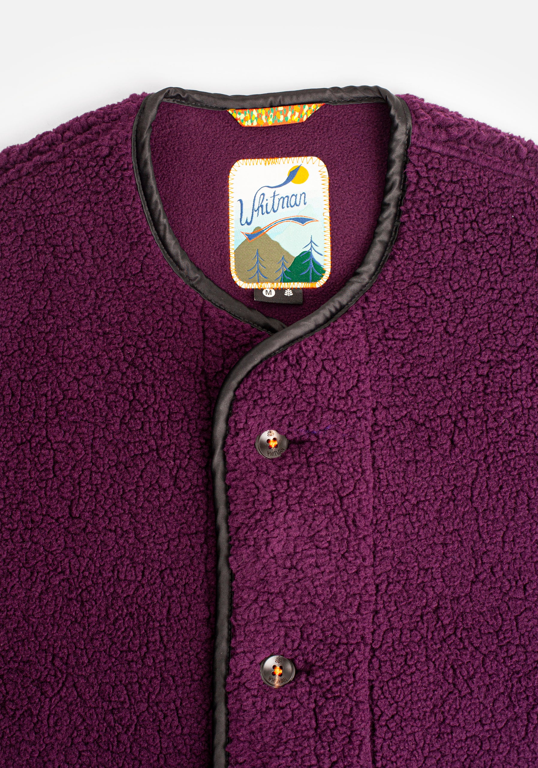Chaqueta U Toscana Sherpa Morado-3