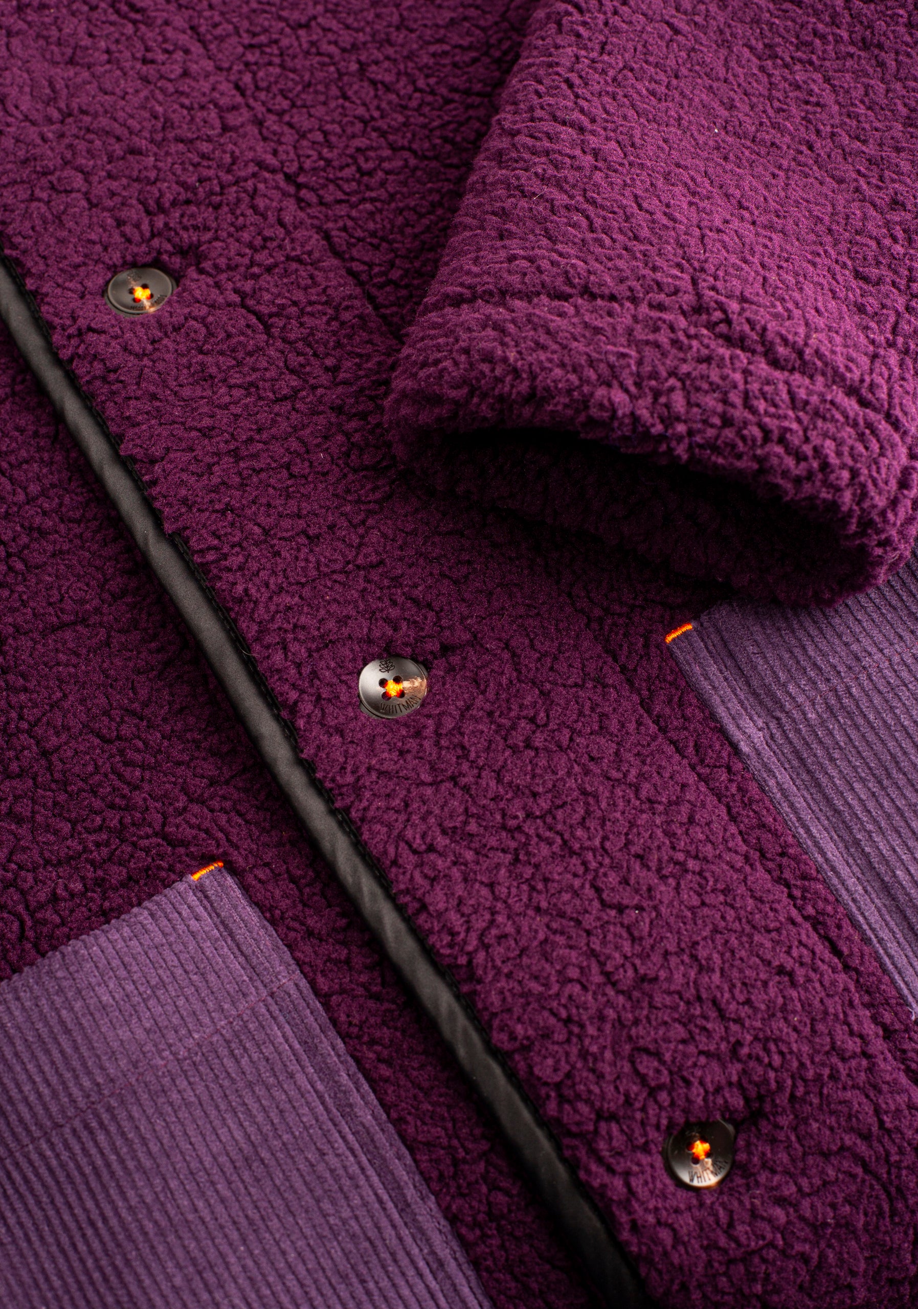 Chaqueta U Toscana Sherpa Morado-2