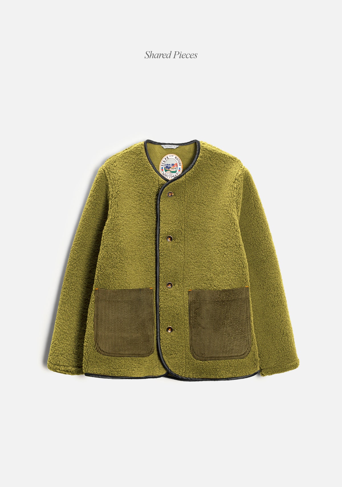 Chaqueta U Toscana Sherpa Verde Olive