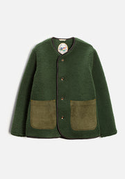 Chaqueta U Toscana Sherpa Verde Osc