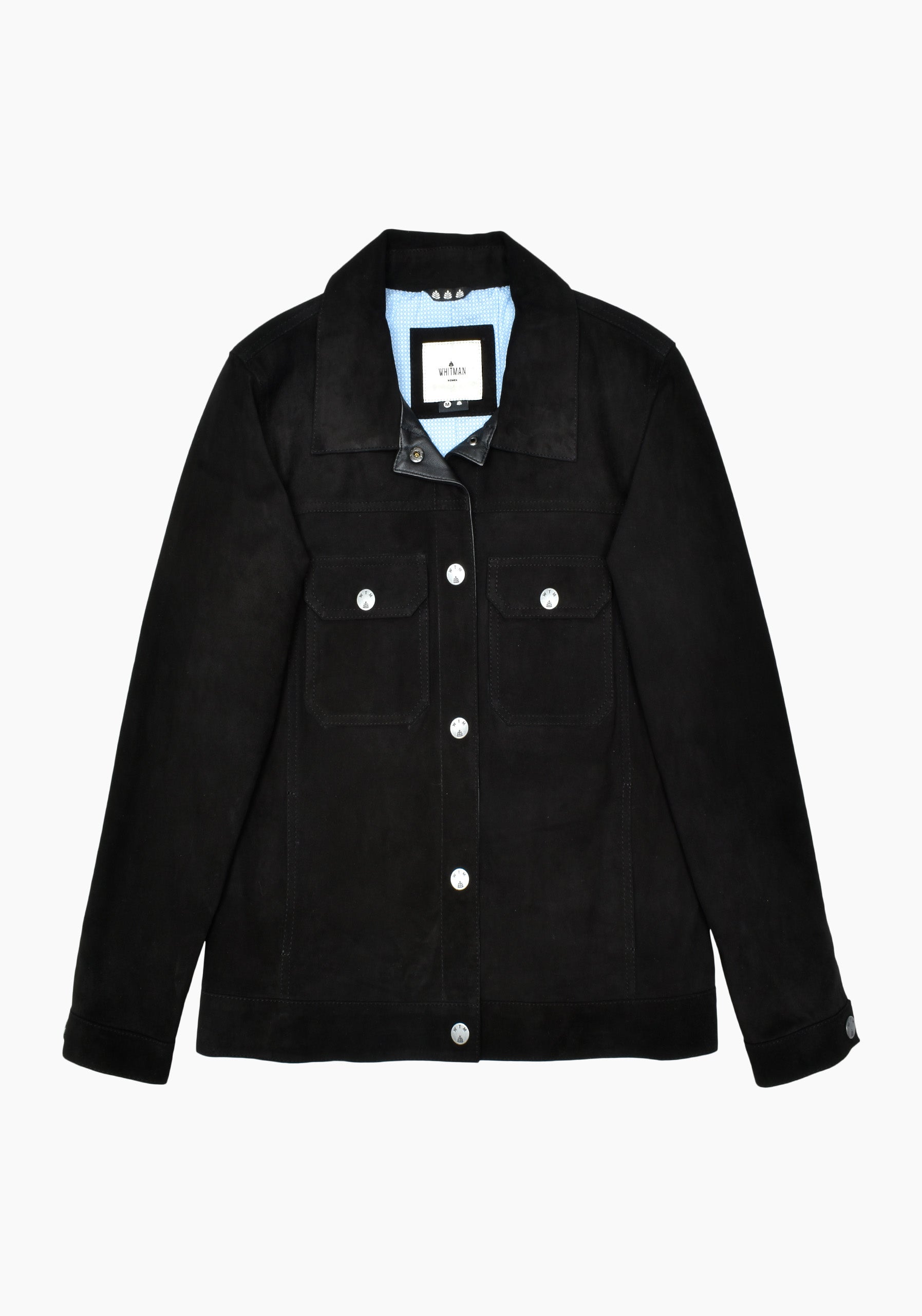 Chaqueta Western Gamuza Negra