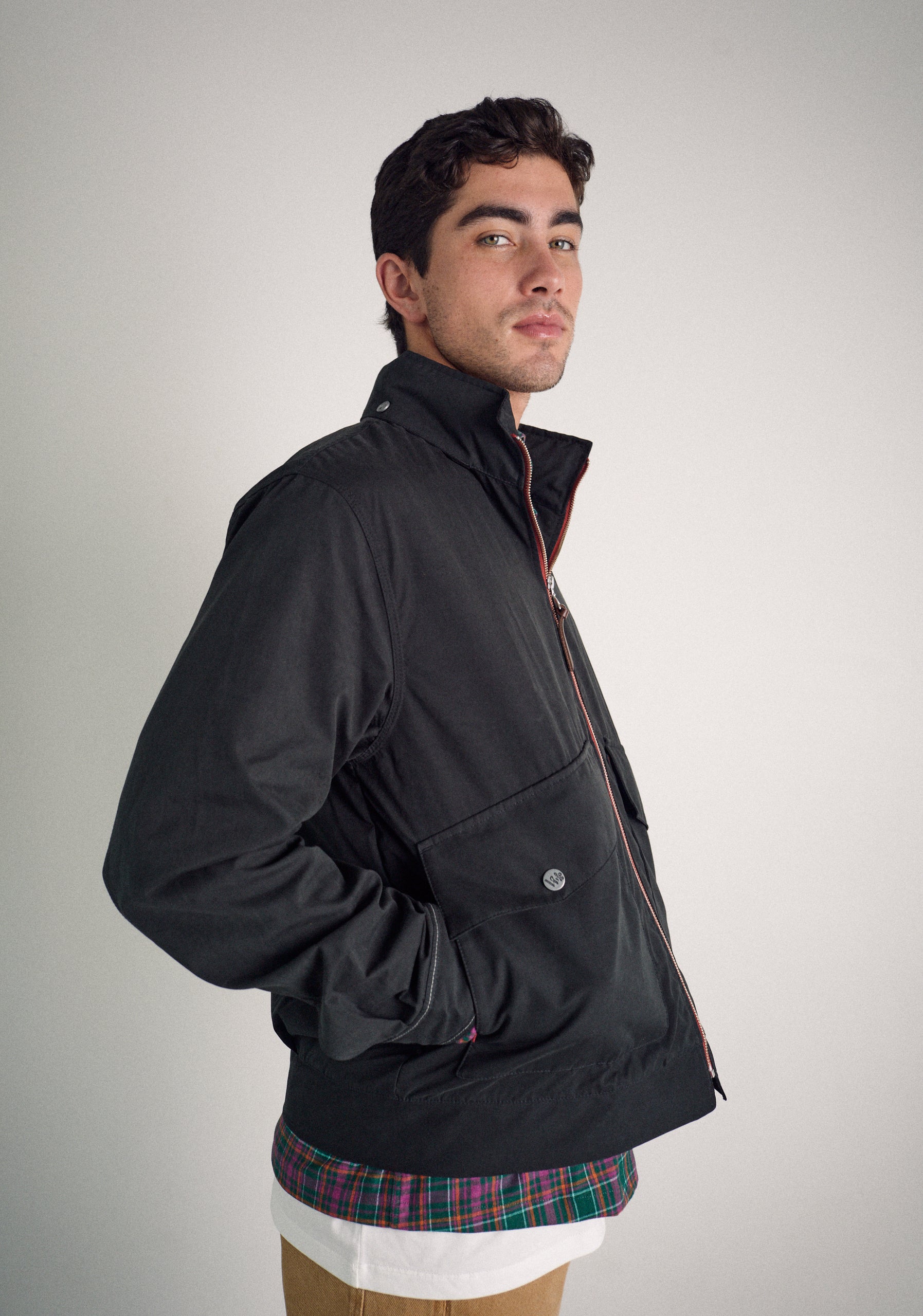 Chaqueta H Senna Negro