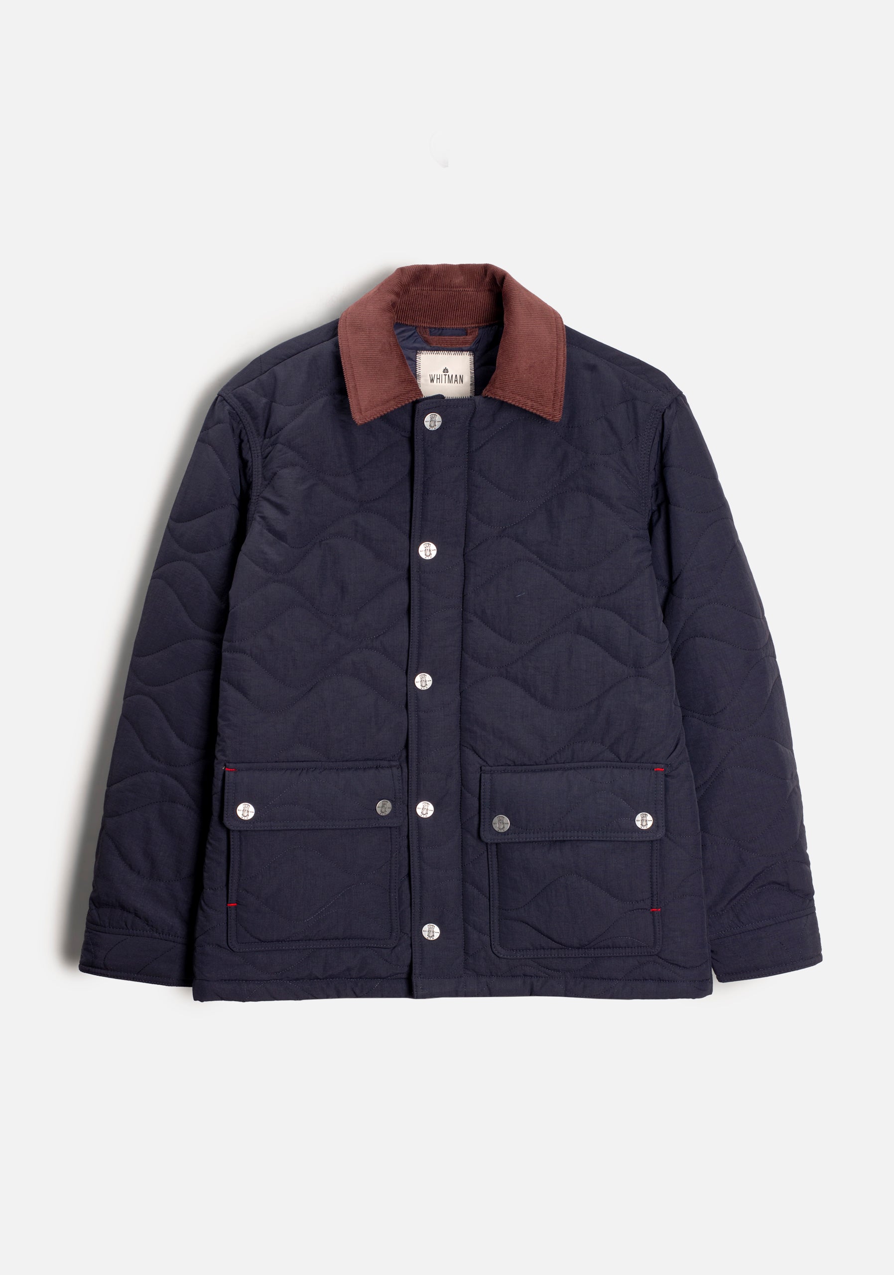 Chaqueta H Thomas Quilted Azul Osc