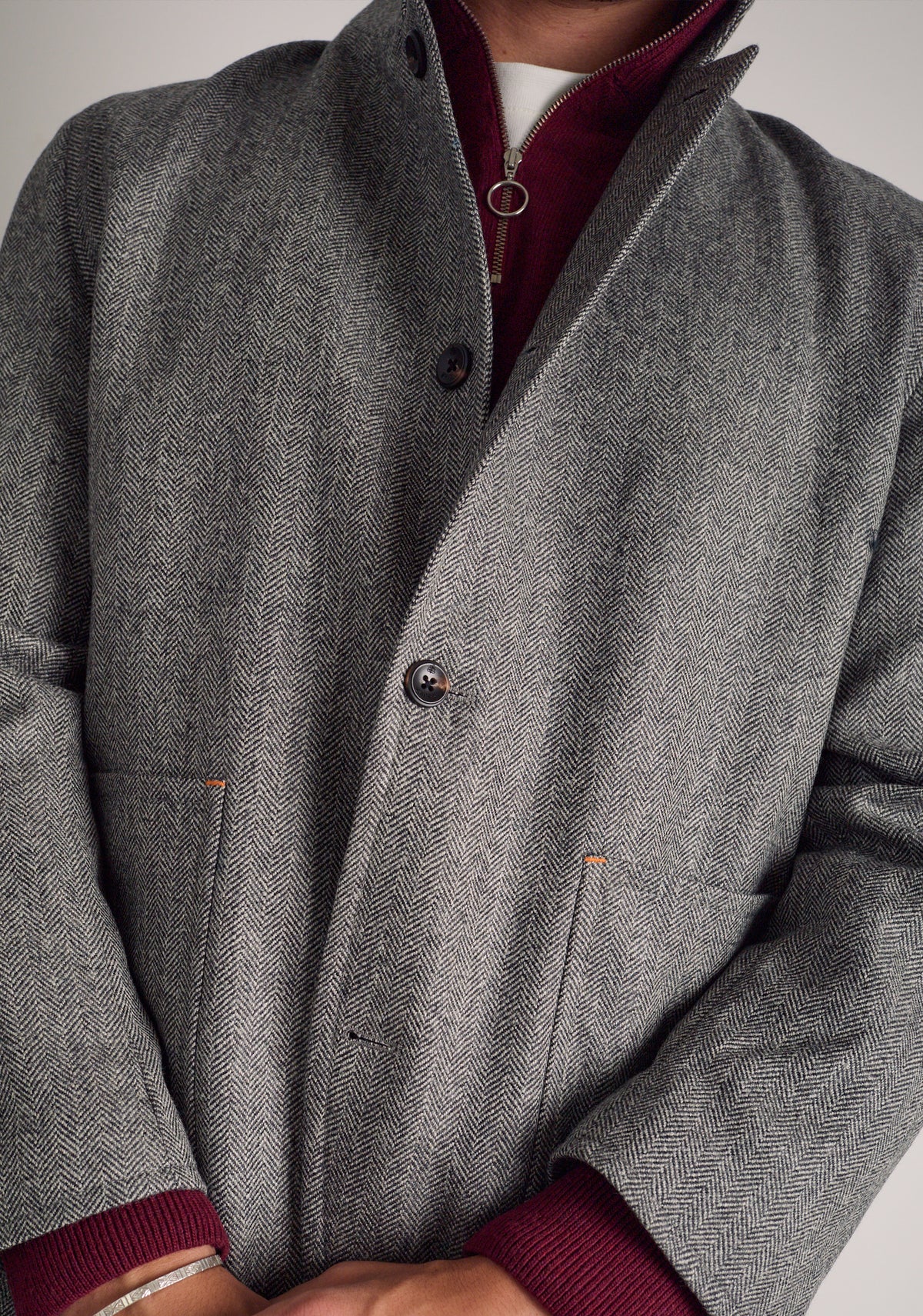 Chaqueta H Walt Espina Gris Med-4