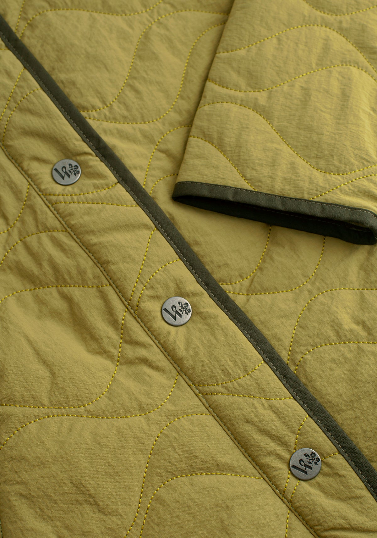 Chaqueta M Mila Quilted Verde Osc