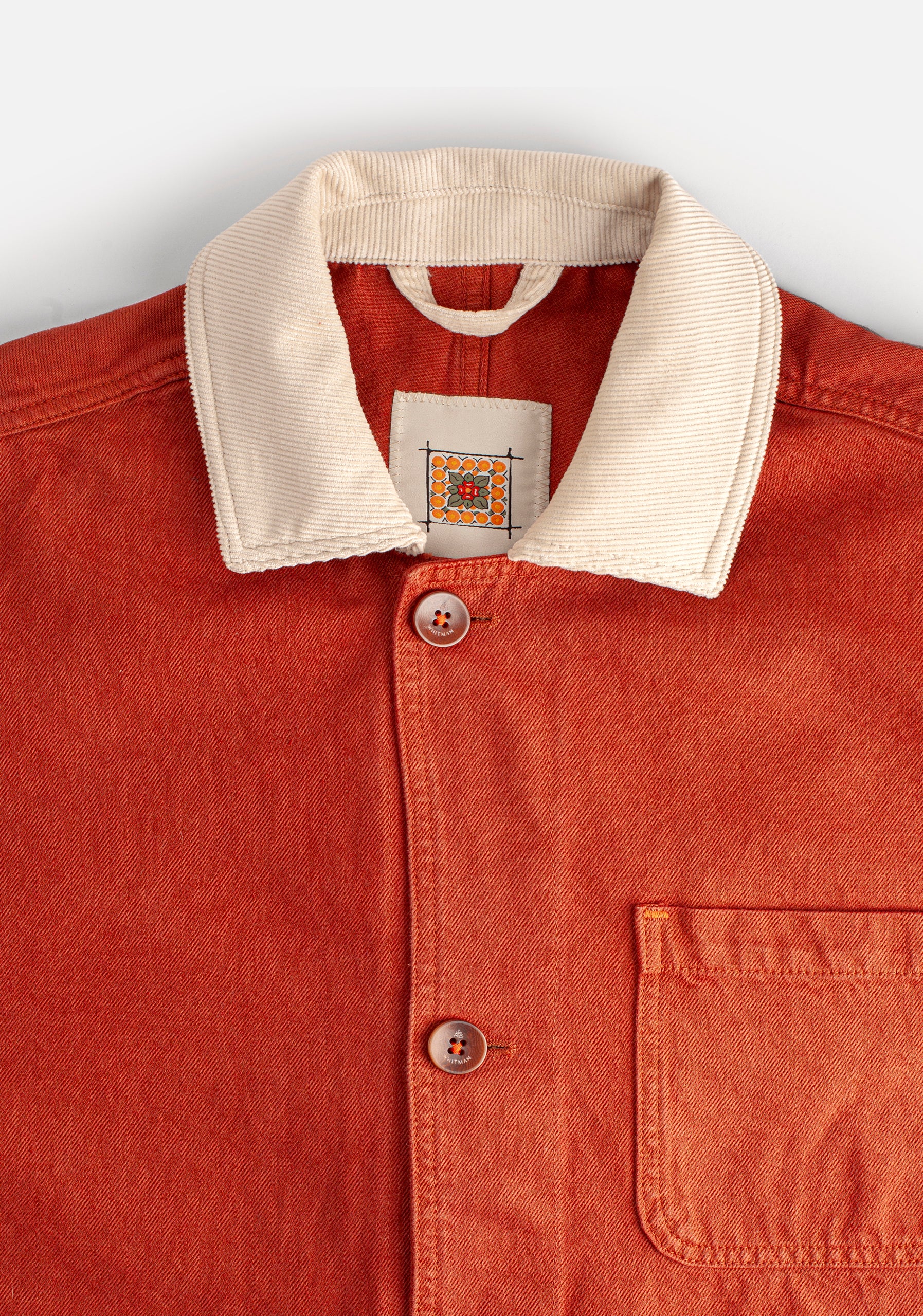 Chaqueta U Boston Tinturada Ladrillo