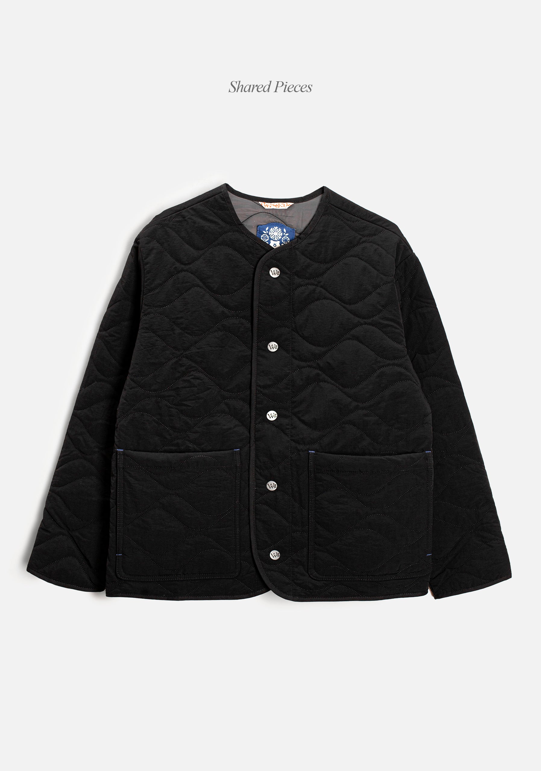 Chaqueta U Kenji Quilted Negro