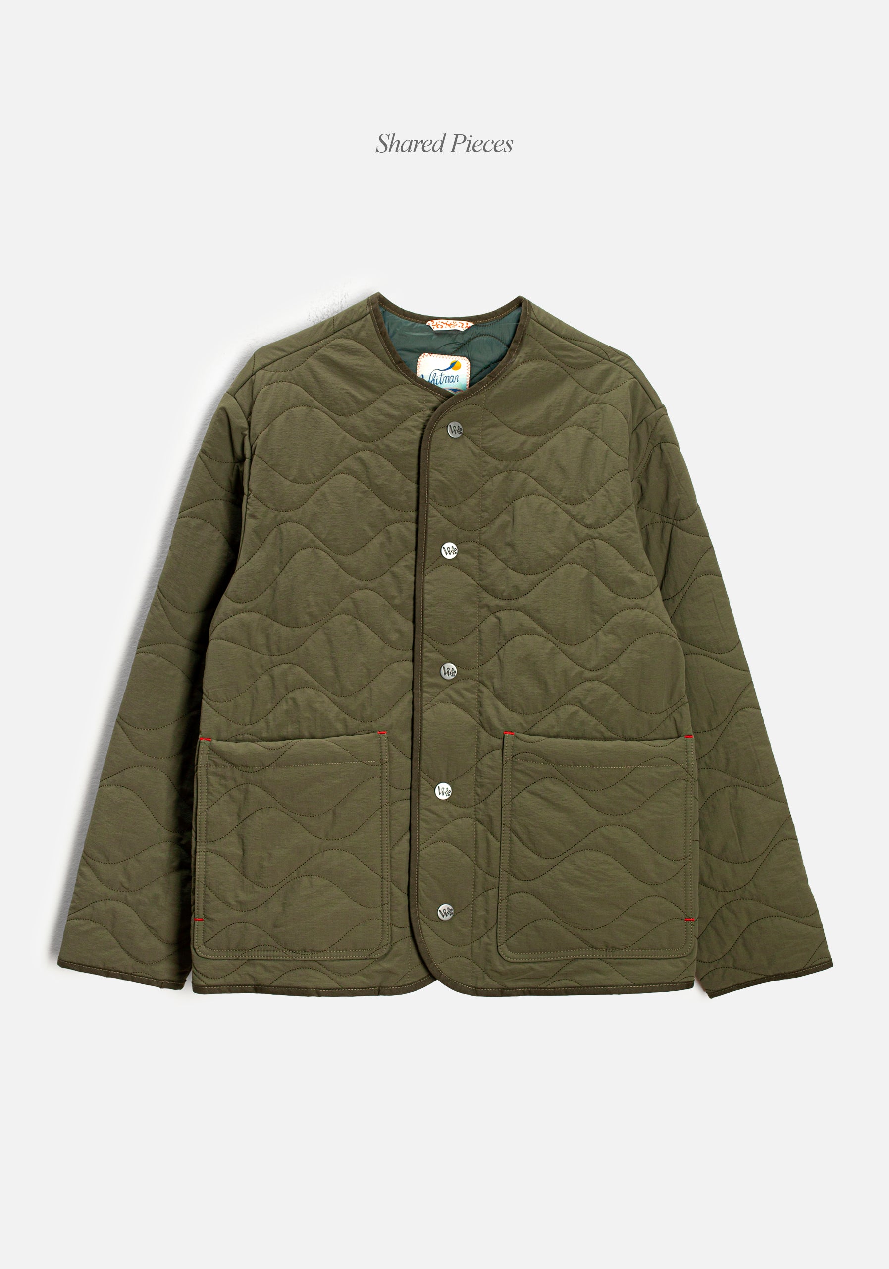 Chaqueta U Kenji Quilted Verde Osc