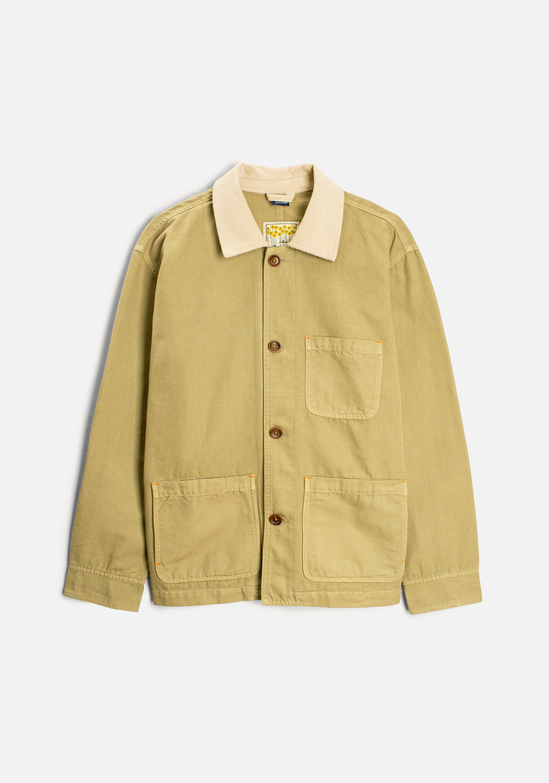 Chaqueta H Boston Tinturada Verde Claro