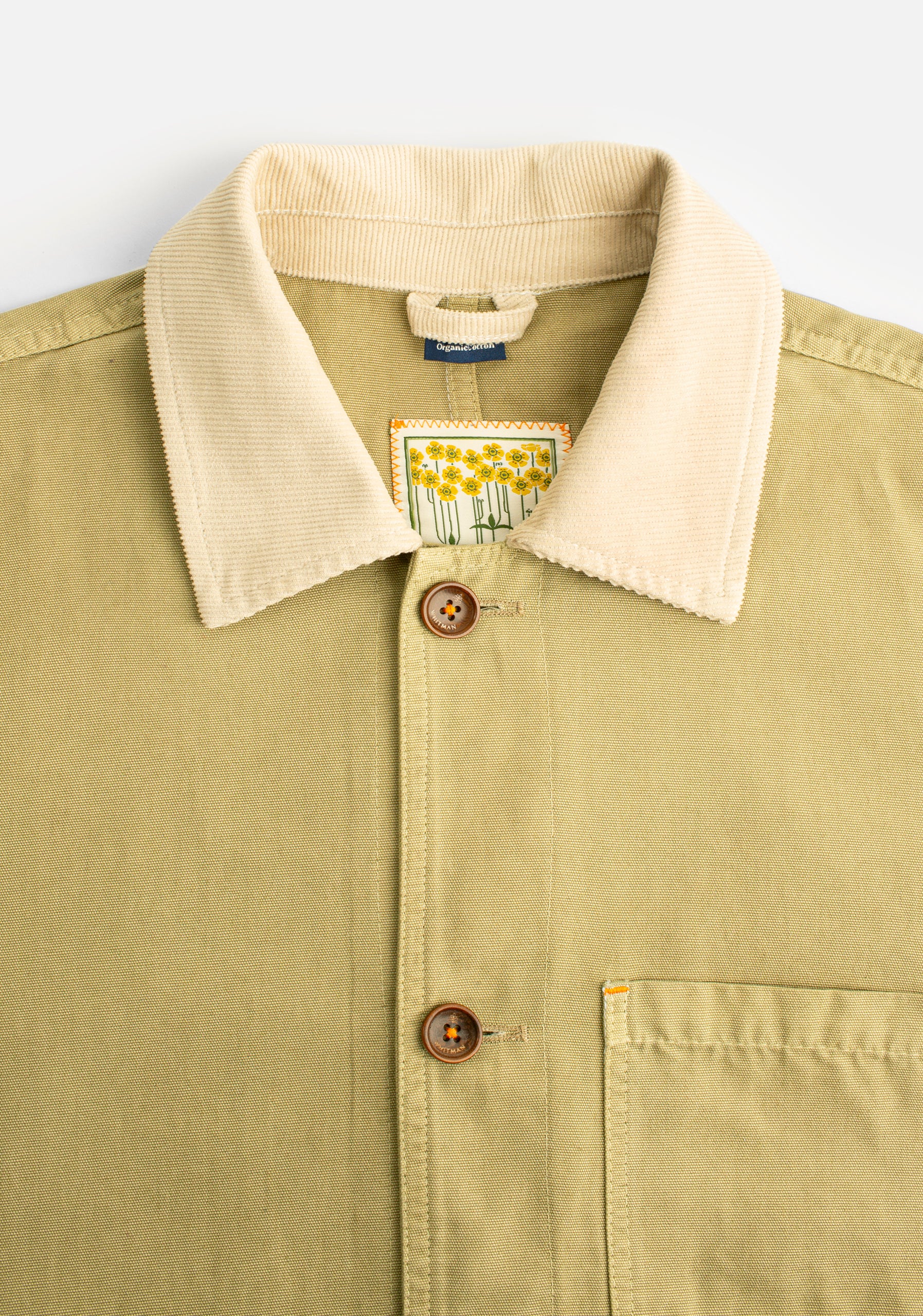 Chaqueta H Boston Tinturada Verde Claro