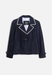 Chaqueta Elioth Gamuza APL Azul