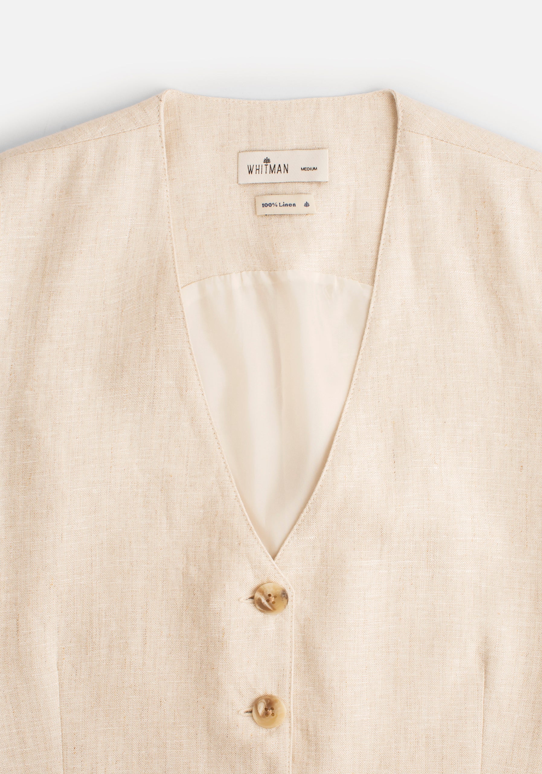 Chaleco M Monroe Lino Arena