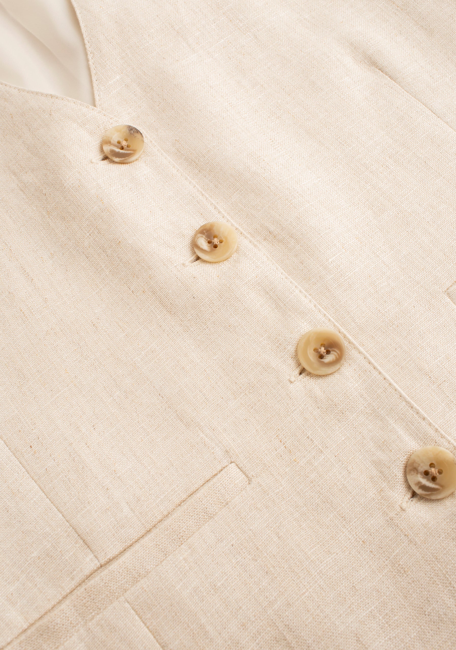 Chaleco M Monroe Lino Arena