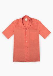 Camisa Cubana Lino Salmón