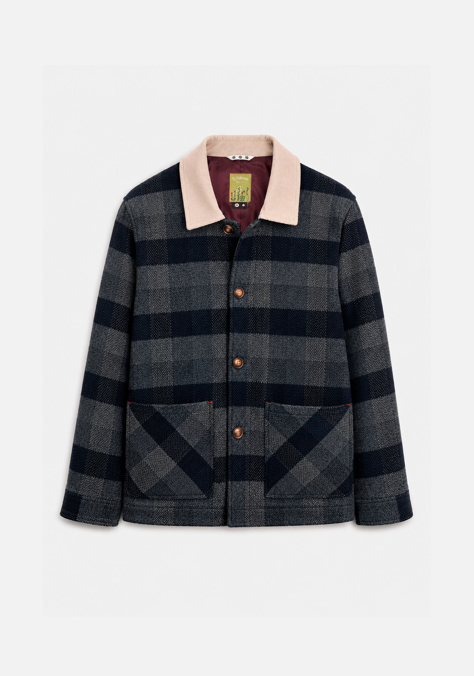 Chaqueta H Jagger Cuadros Azul