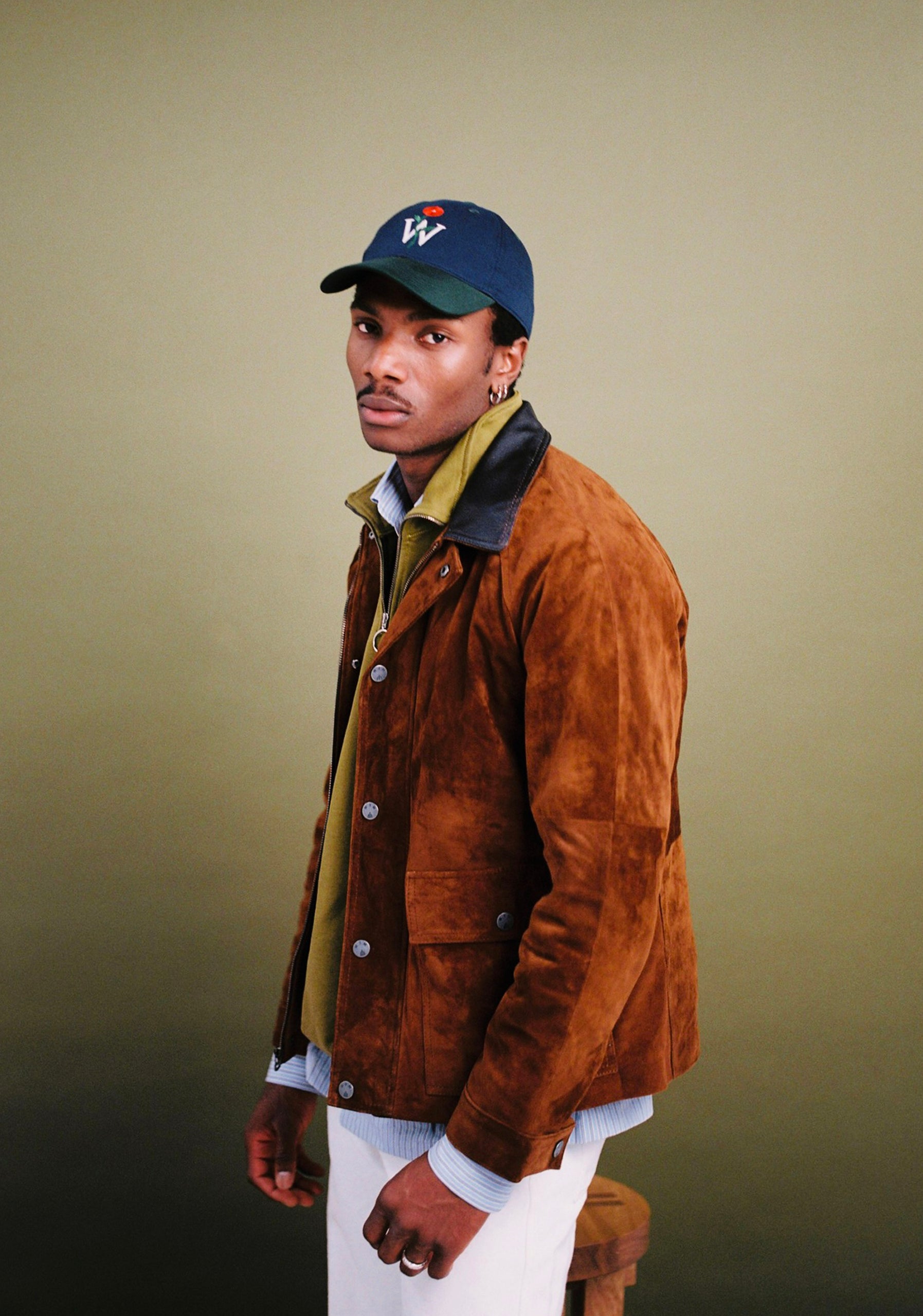 Chaqueta H Oia Gamuza Tabaco