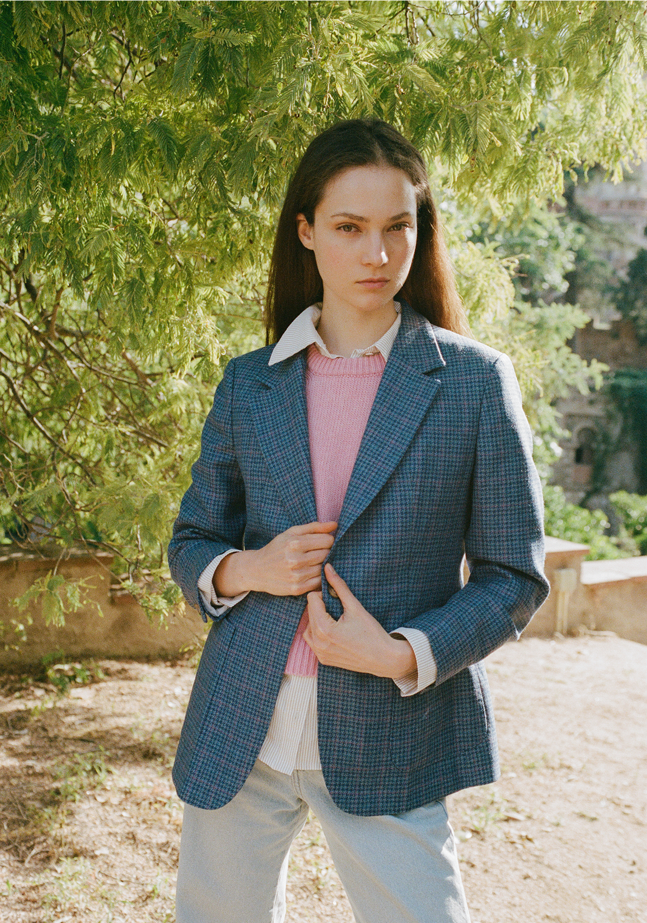 Blazer M Agatha Gallineto Azul Medio