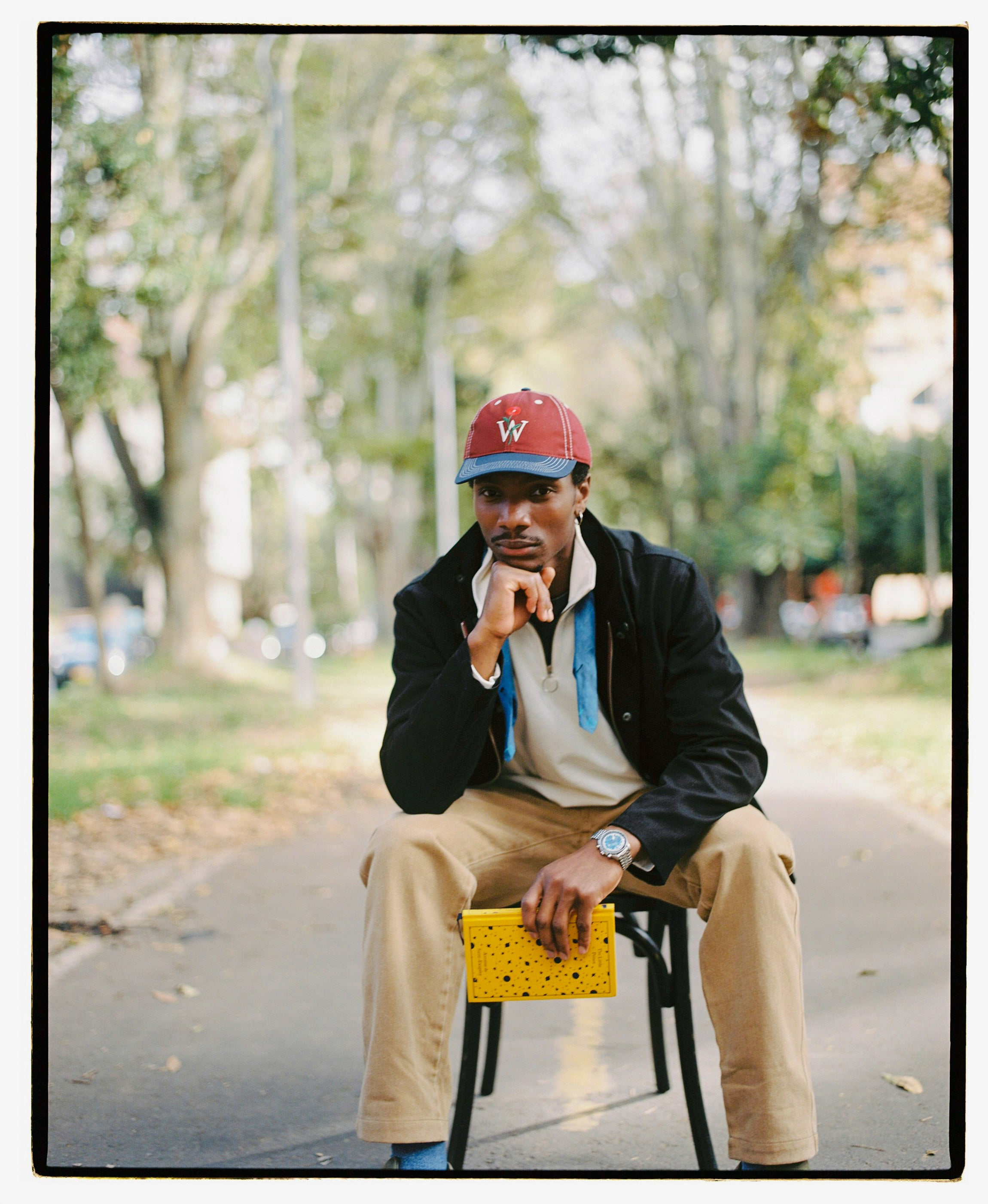 Chaqueta H Milos Algodón Unicolor Negro