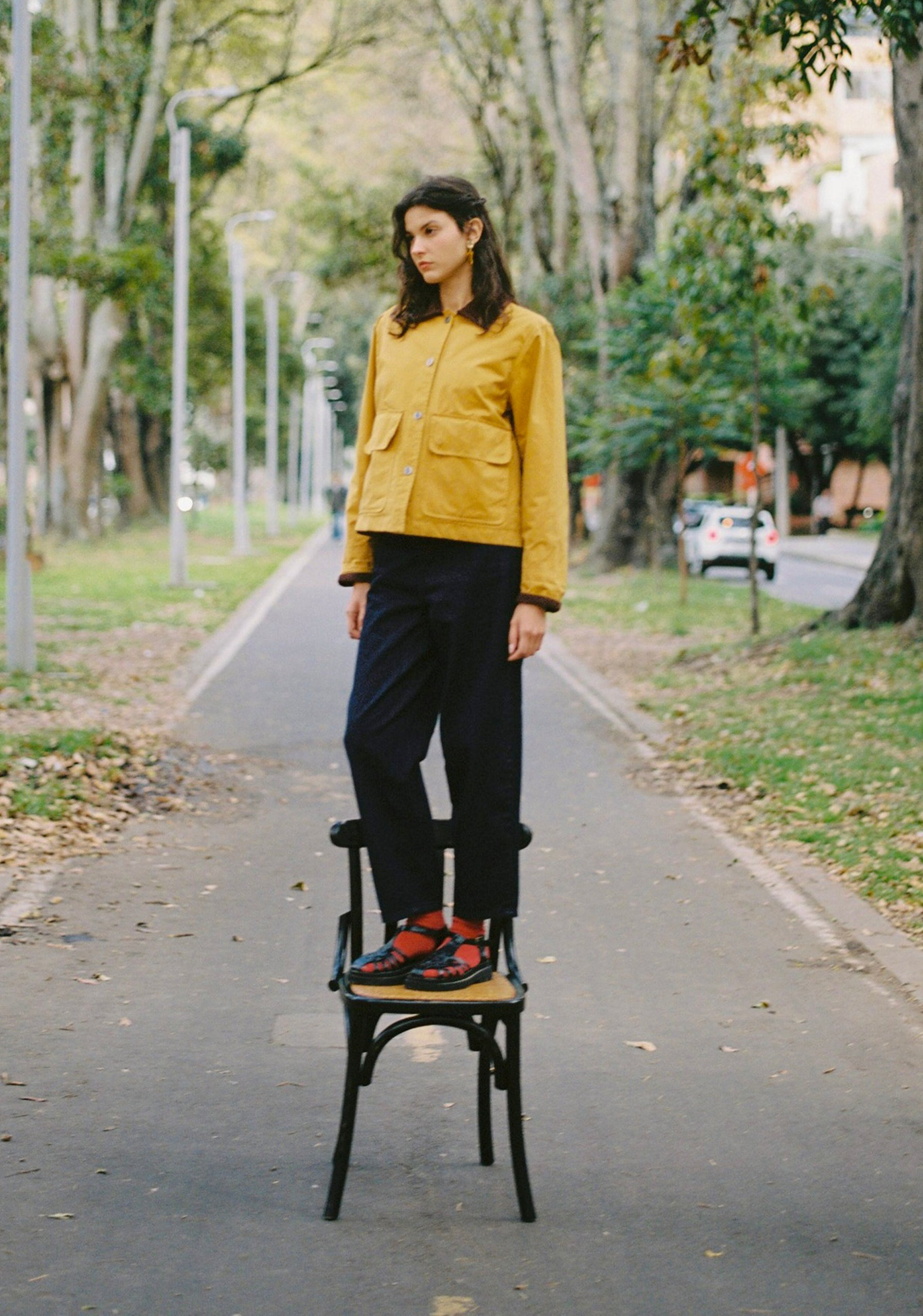 Chaqueta M Kahlo Mostaza