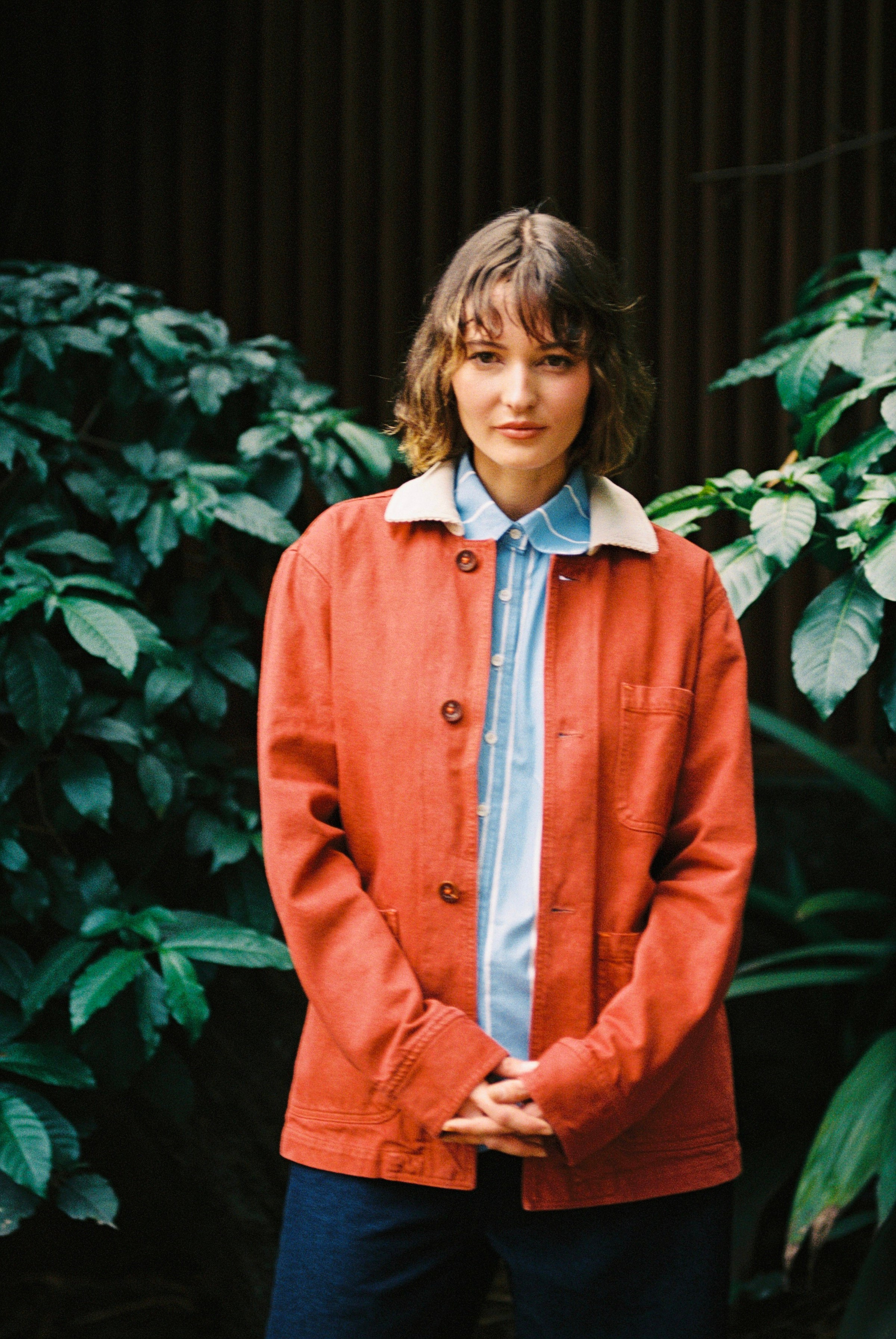 Chaqueta U Boston Tinturada Ladrillo