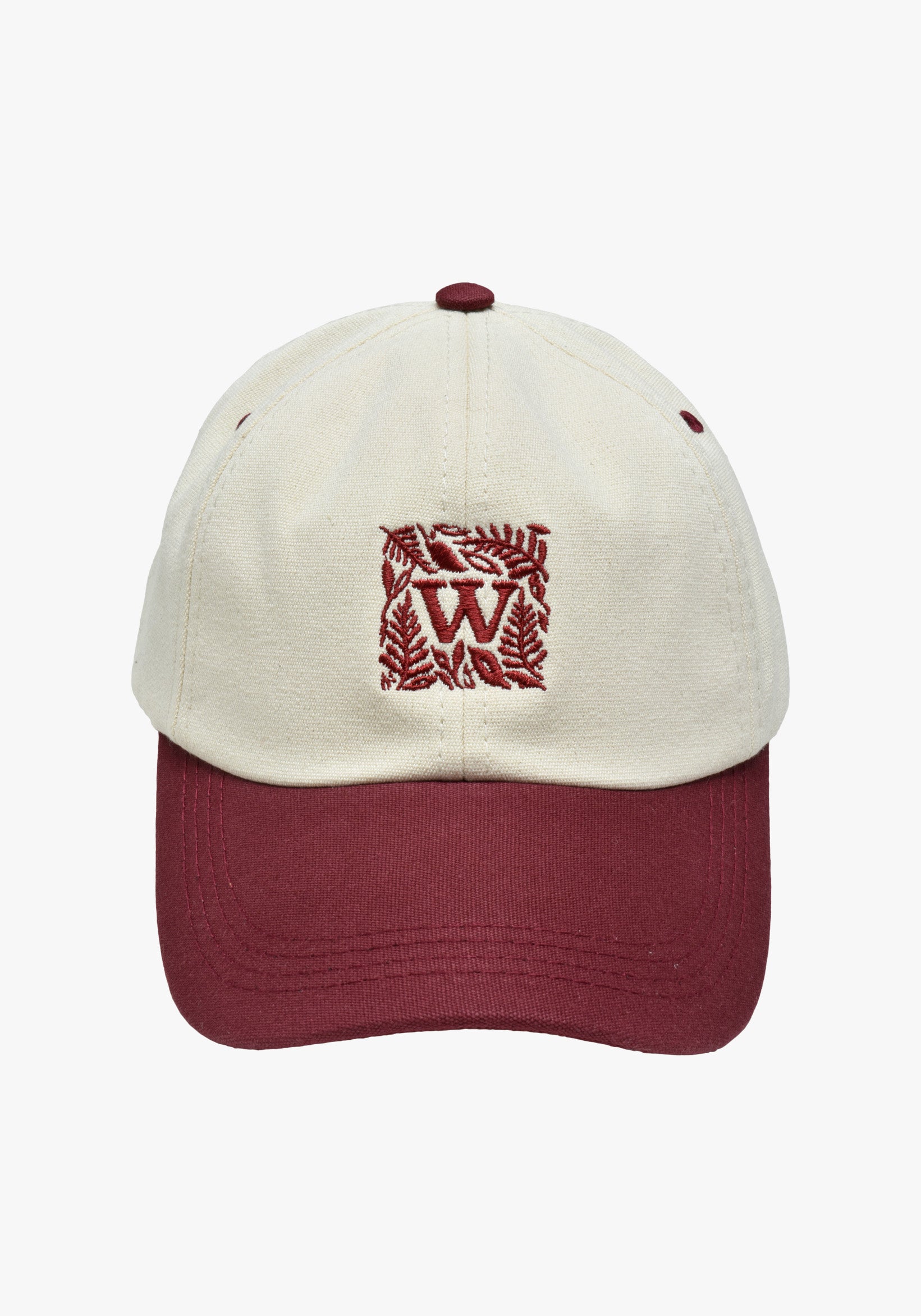 Gorra Tripoli Marfil - Vino