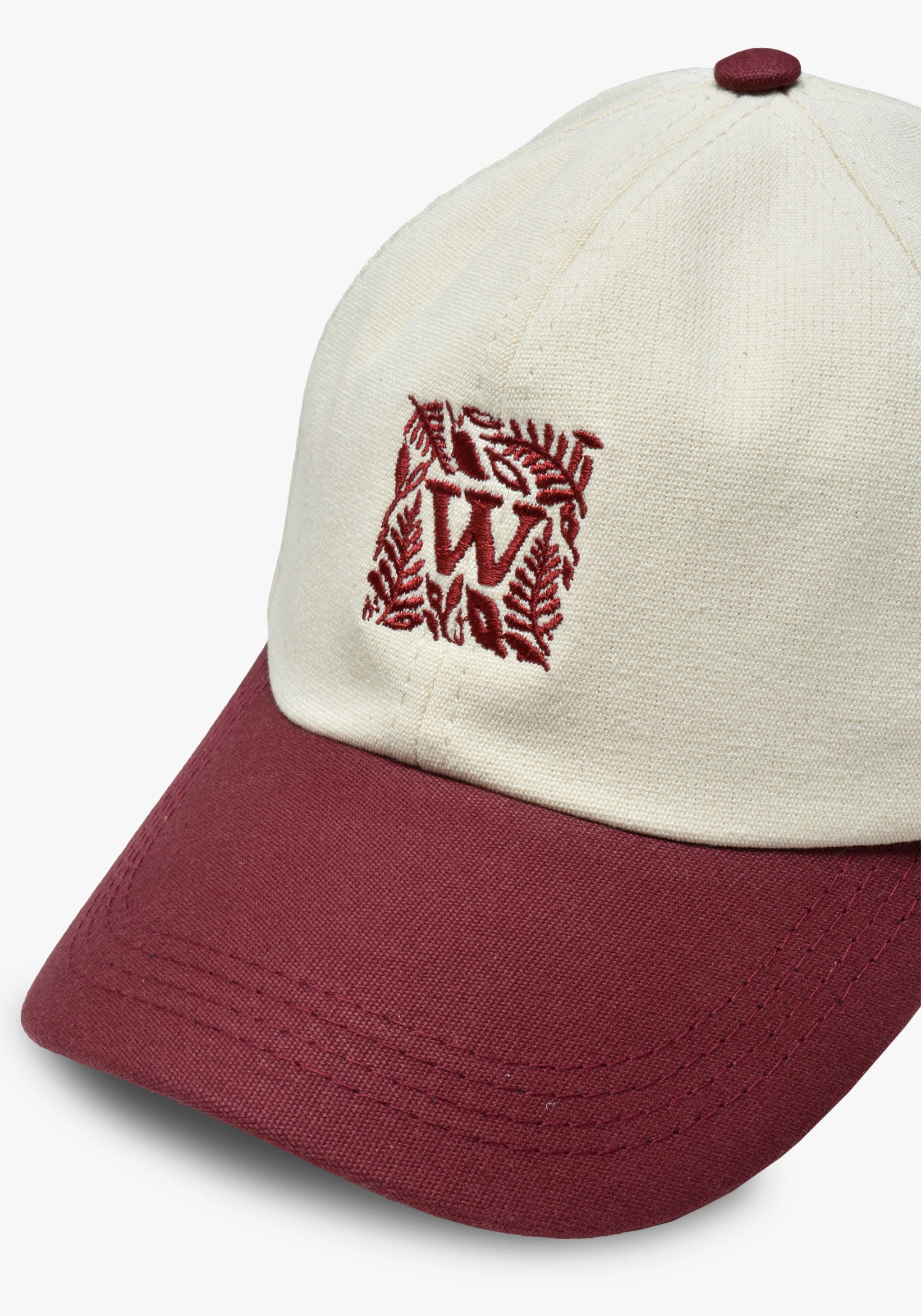 Gorra Tripoli Marfil - Vino