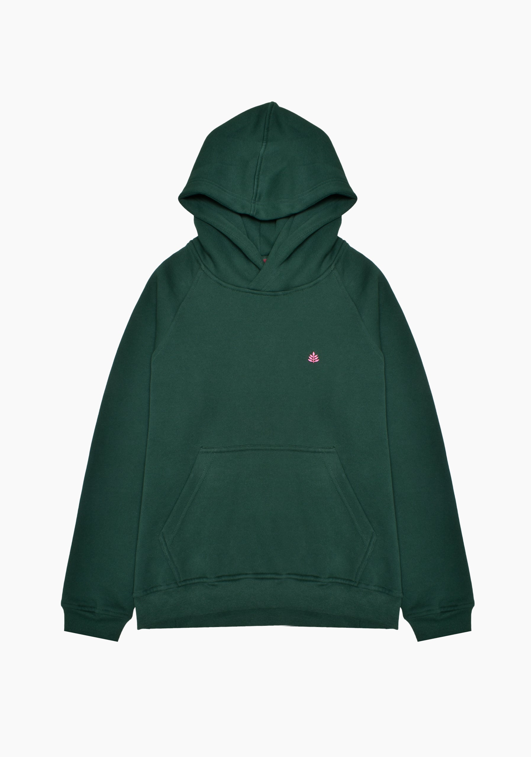 Hoodie Mujer Clasico Verde Oscuro