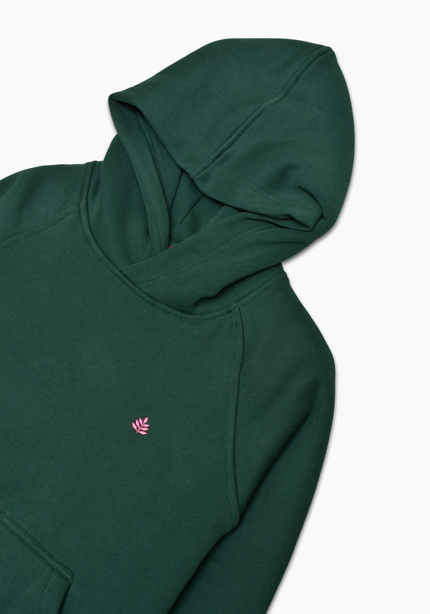 Hoodie Mujer Clasico Verde Oscuro