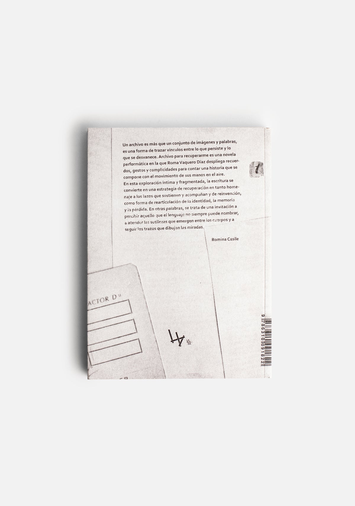 Libro Archivo Para Recuperarme ED. A&A