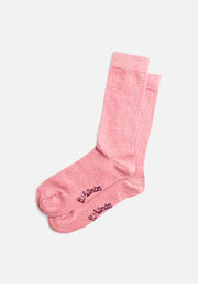 Medias H Formal Unicolor Rosado Jaspe