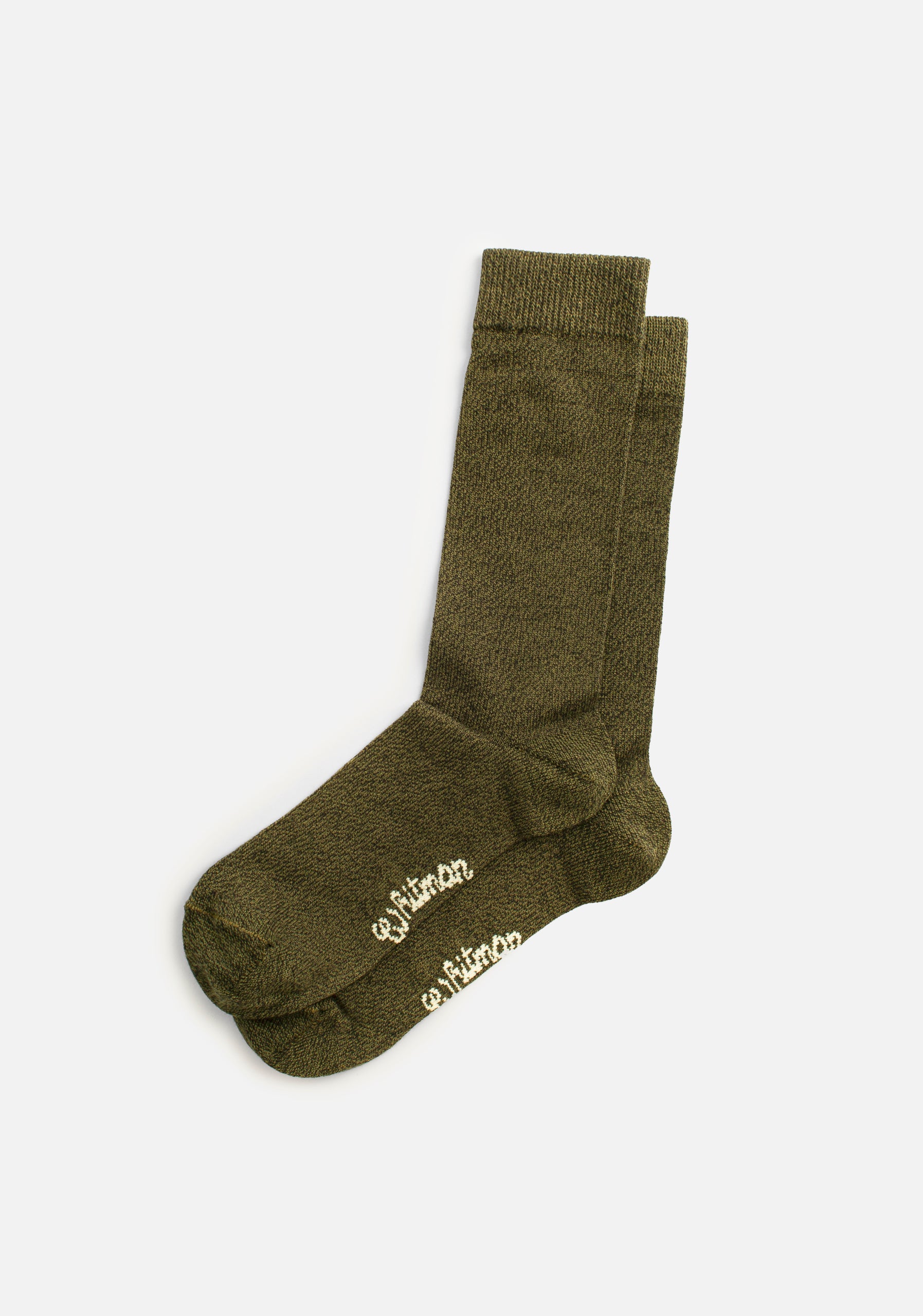 Medias H Formal Unicolor Verde Oscuro Jaspe