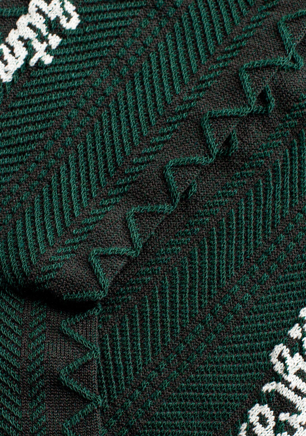 Medias M Corta Textura Verde
