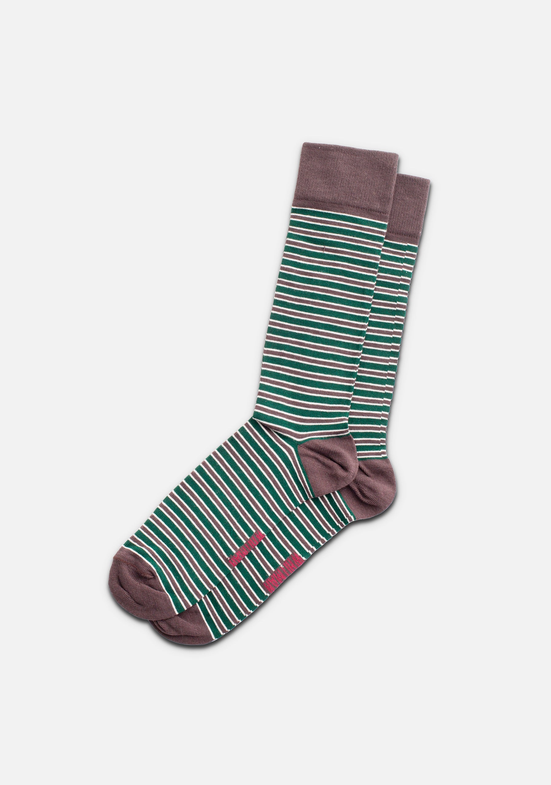 Medias Rayas Verde - Cafe P-T