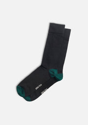 Medias H Formal Unicolor Negro - Punt Verde