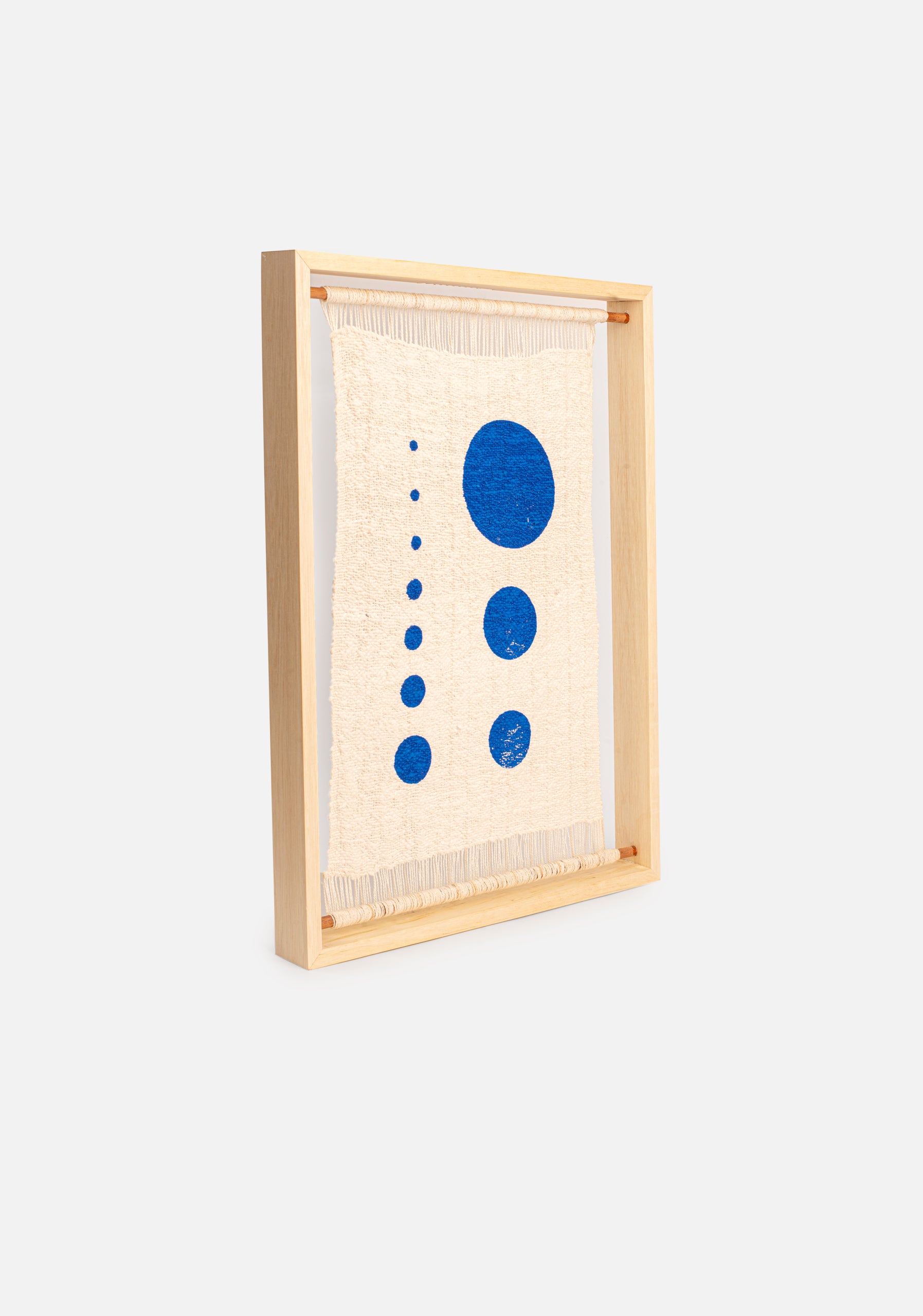 Obras En Marco Madera Atlas x WTM Azul