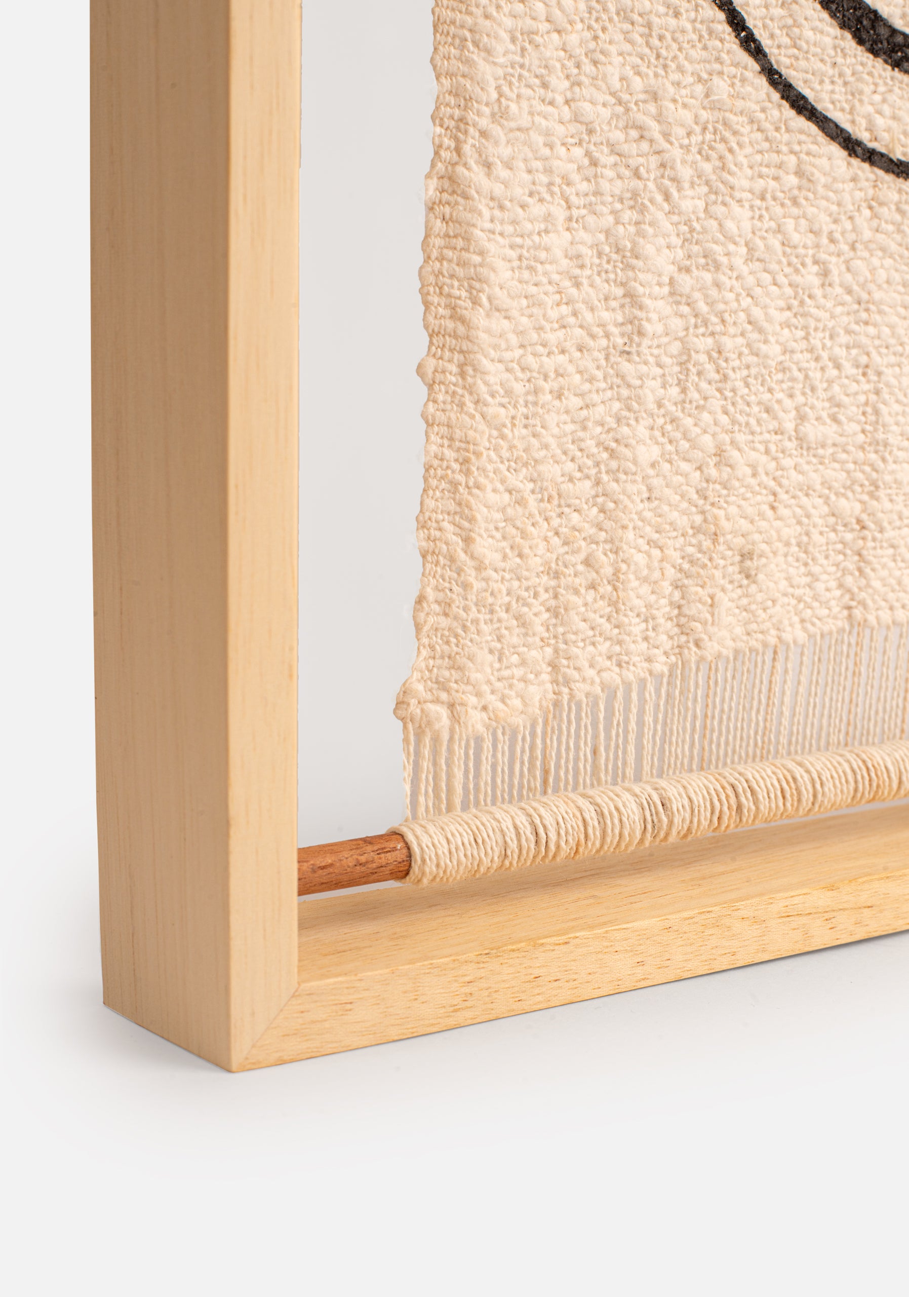 Obras En Marco Madera Atlas X WTM Negro